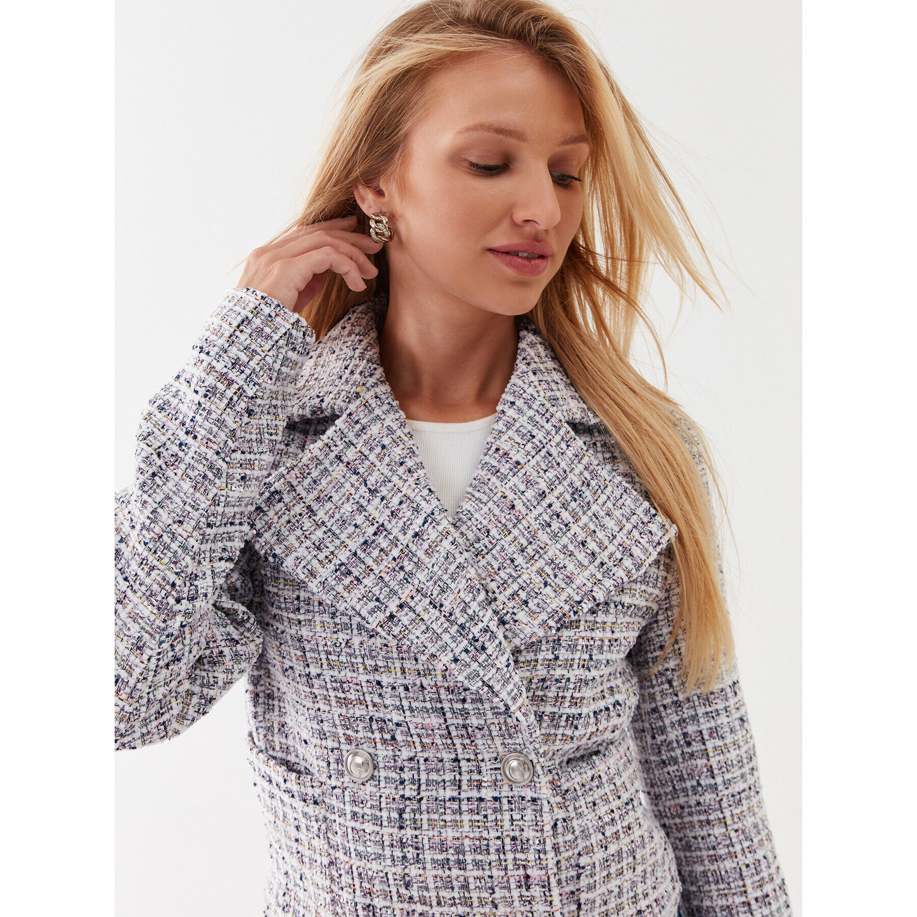 Guess Сако W3YN21 WFIT2 Сив Regular Fit - Pepit.bg