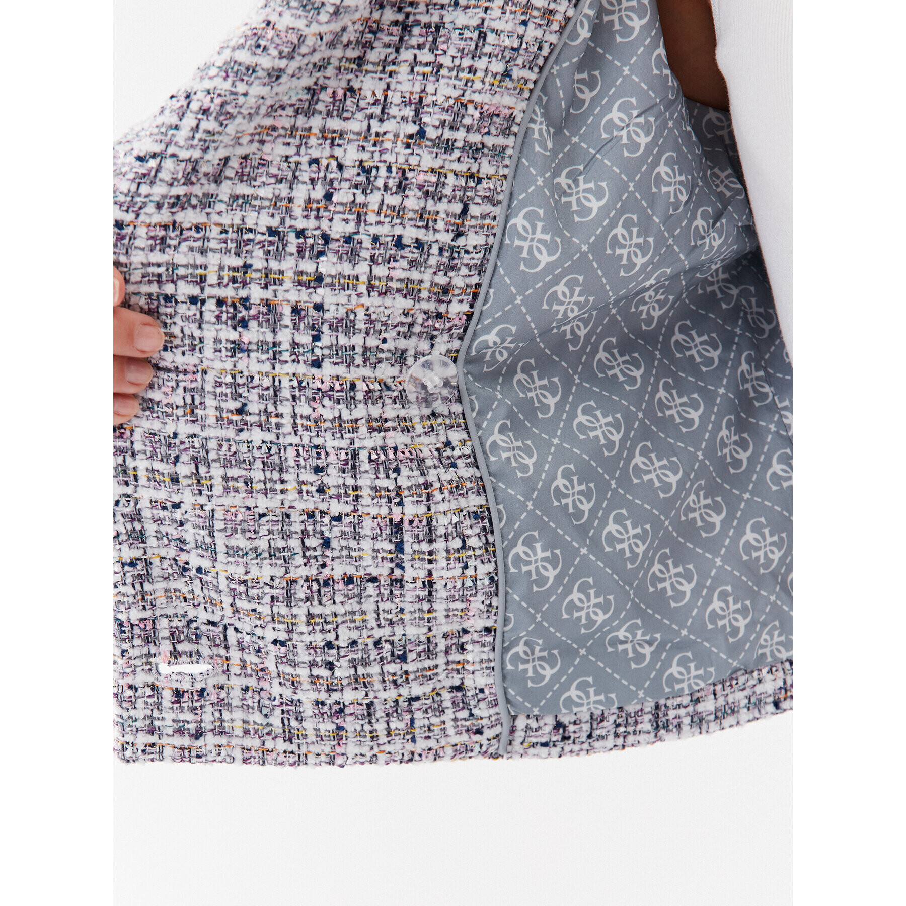 Guess Сако W3YN21 WFIT2 Сив Regular Fit - Pepit.bg