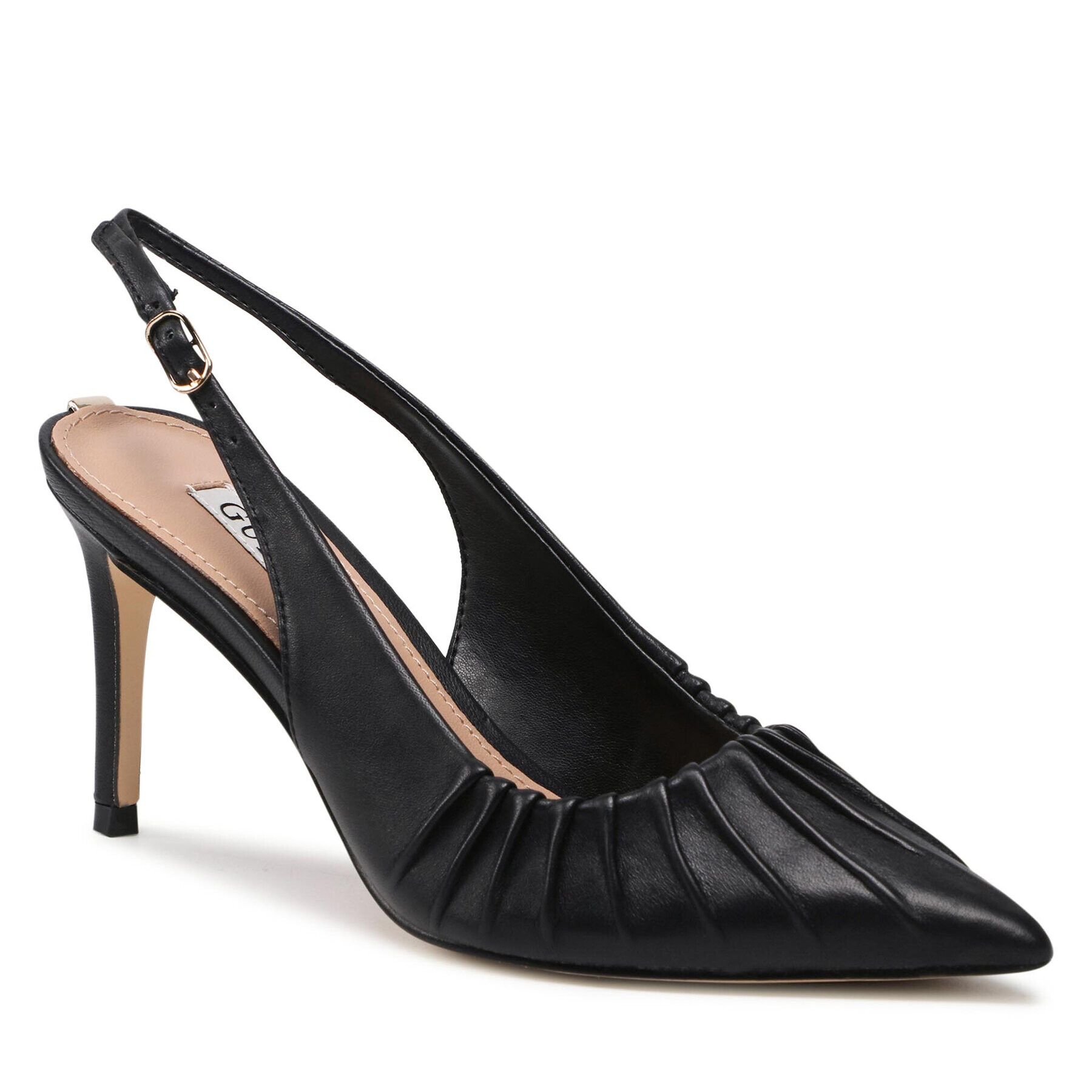 Guess Сандали Amena FL5AMN LEA05 Черен - Pepit.bg