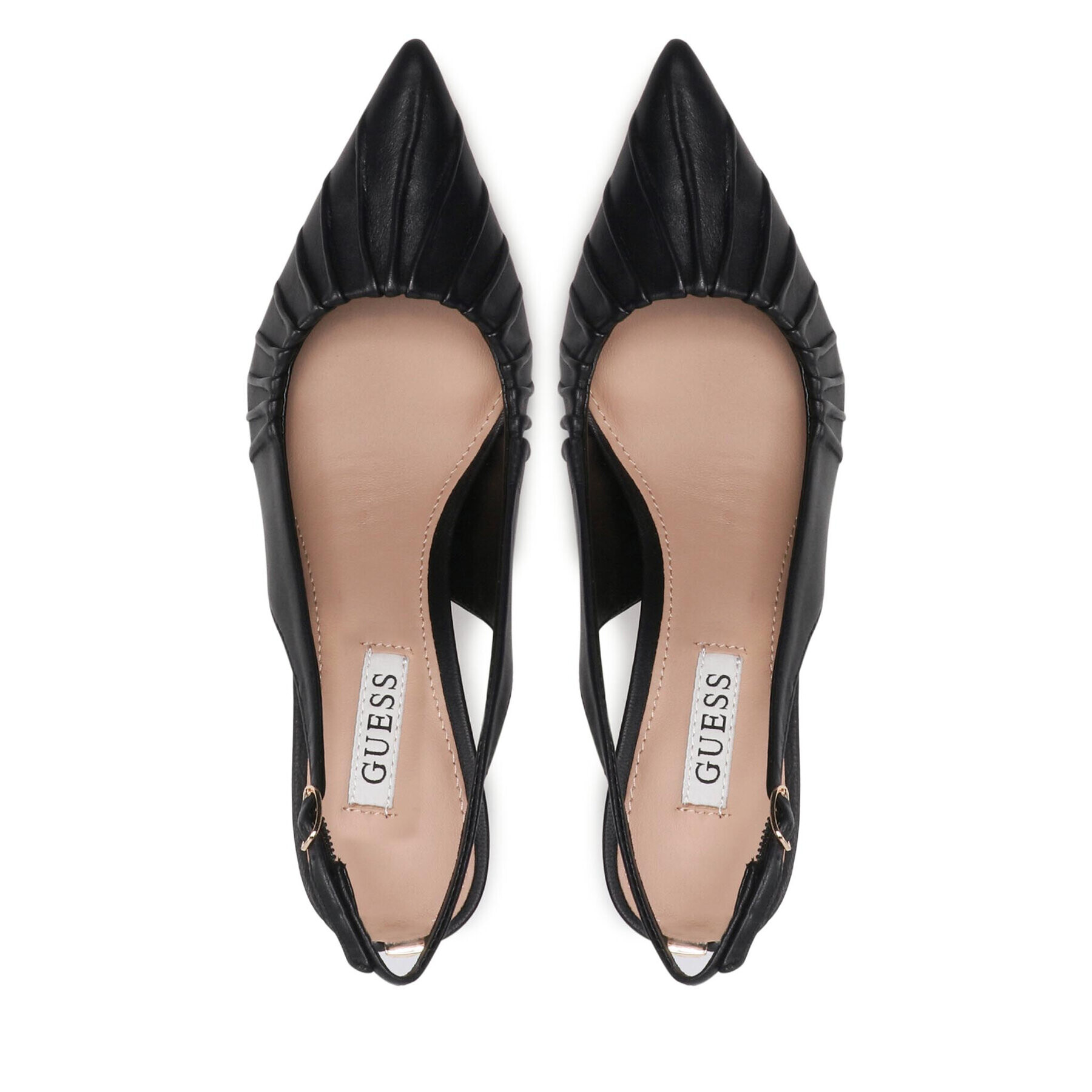 Guess Сандали Amena FL5AMN LEA05 Черен - Pepit.bg