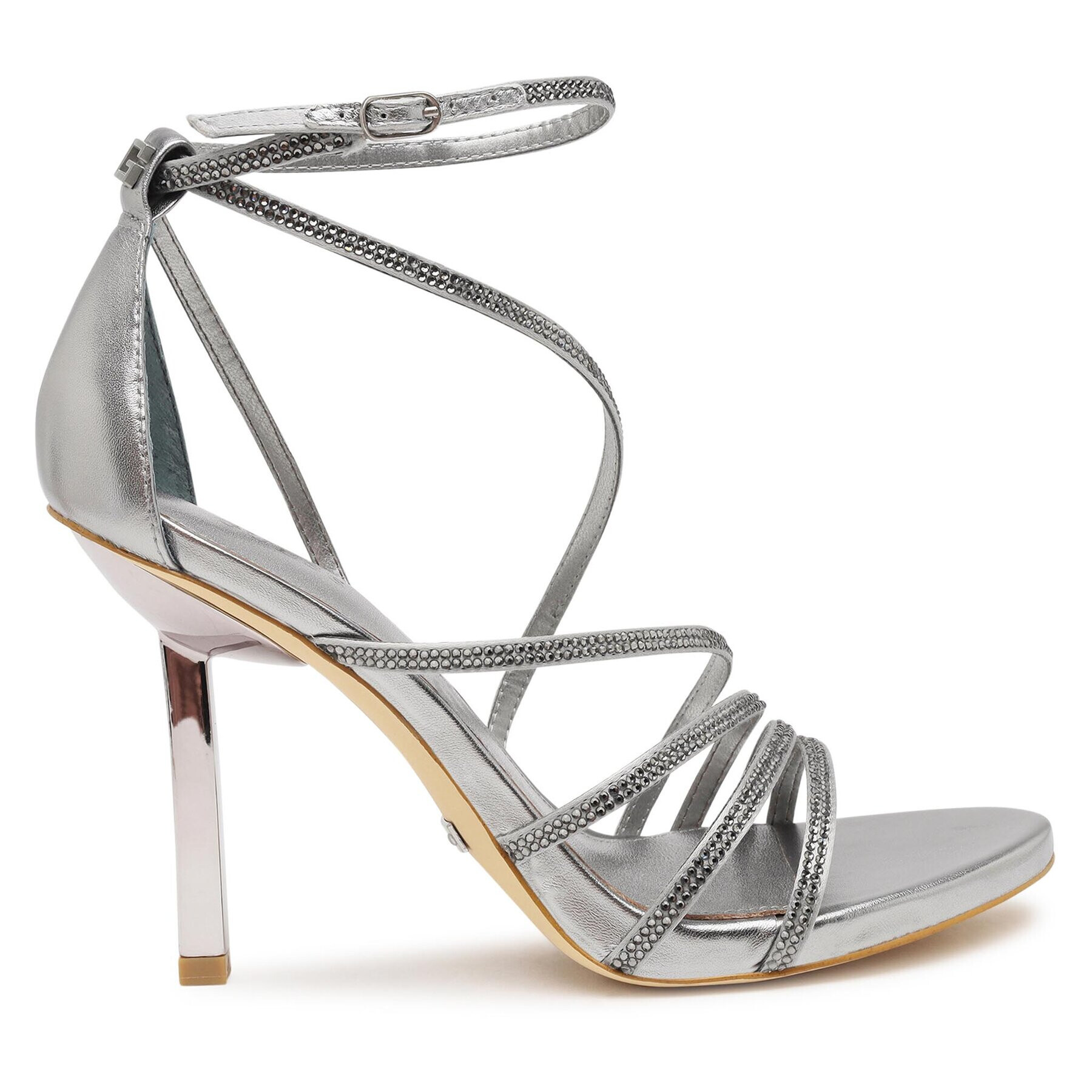 Guess Сандали Axen2 FL7A2X SAT03 Сребрист - Pepit.bg