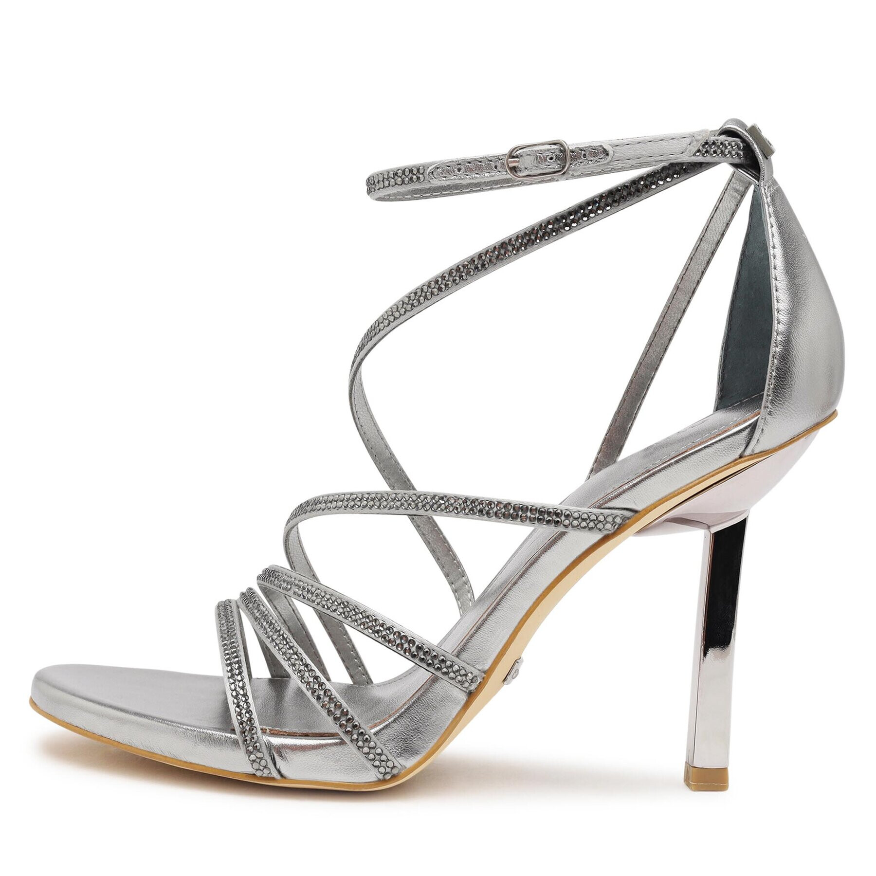 Guess Сандали Axen2 FL7A2X SAT03 Сребрист - Pepit.bg