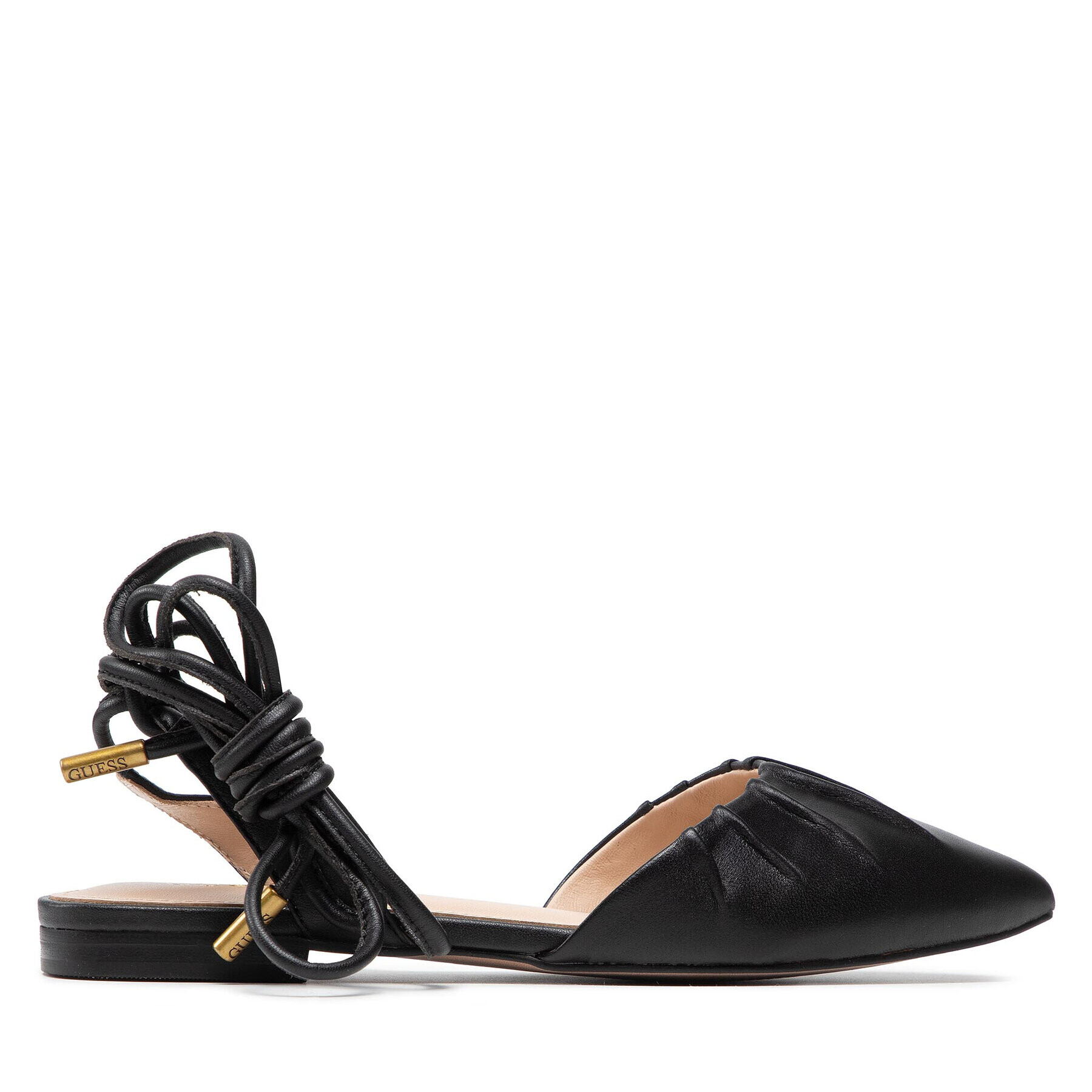Guess Сандали Ballerina FL6CRS LEA05 Черен - Pepit.bg
