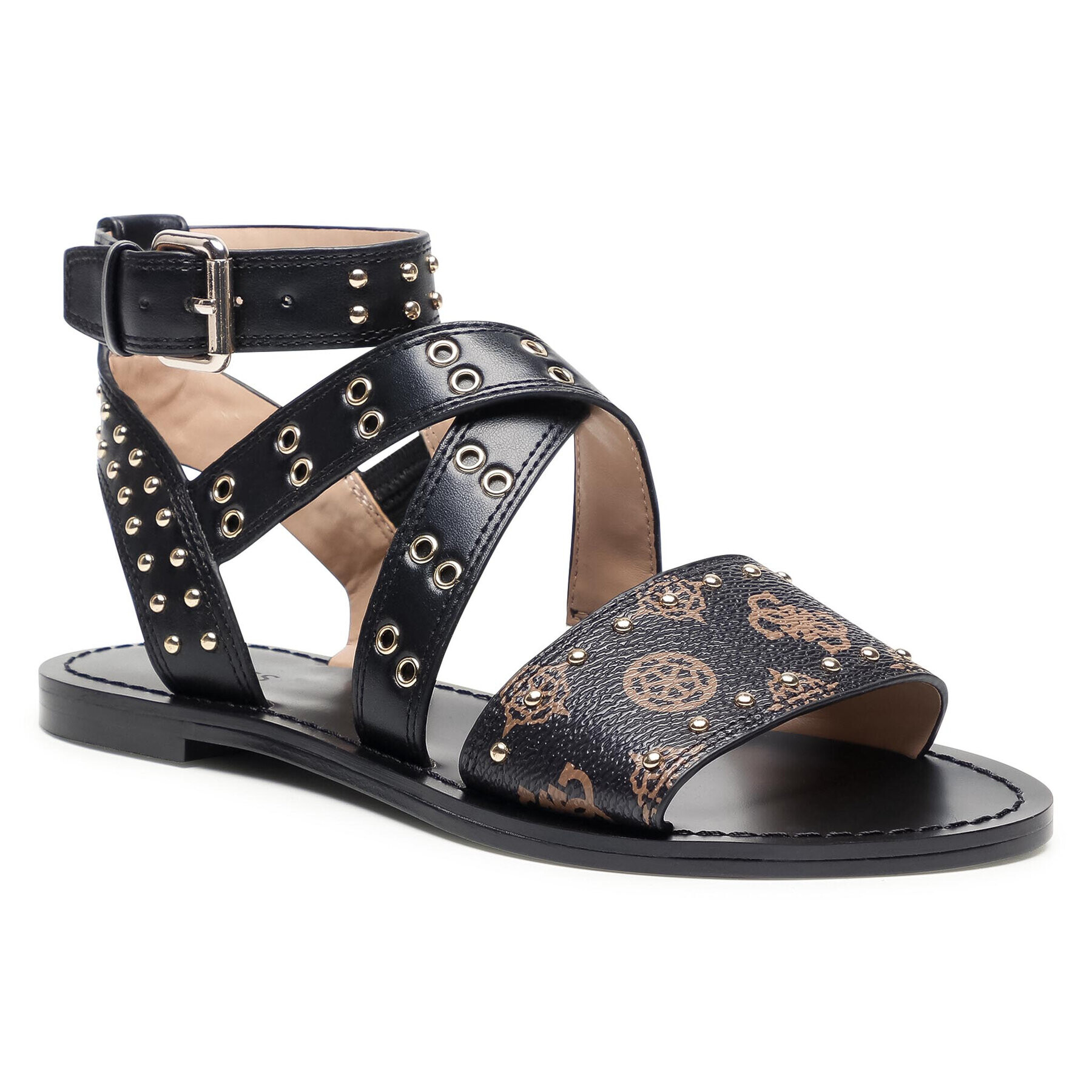 Guess Сандали Cevie2 FL6CV2 FAL03 Черен - Pepit.bg