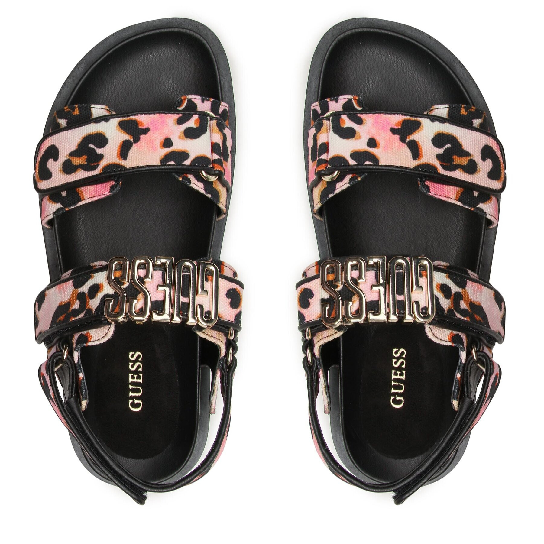 Guess Сандали Fabelis FL6FBS FAP03 Черен - Pepit.bg