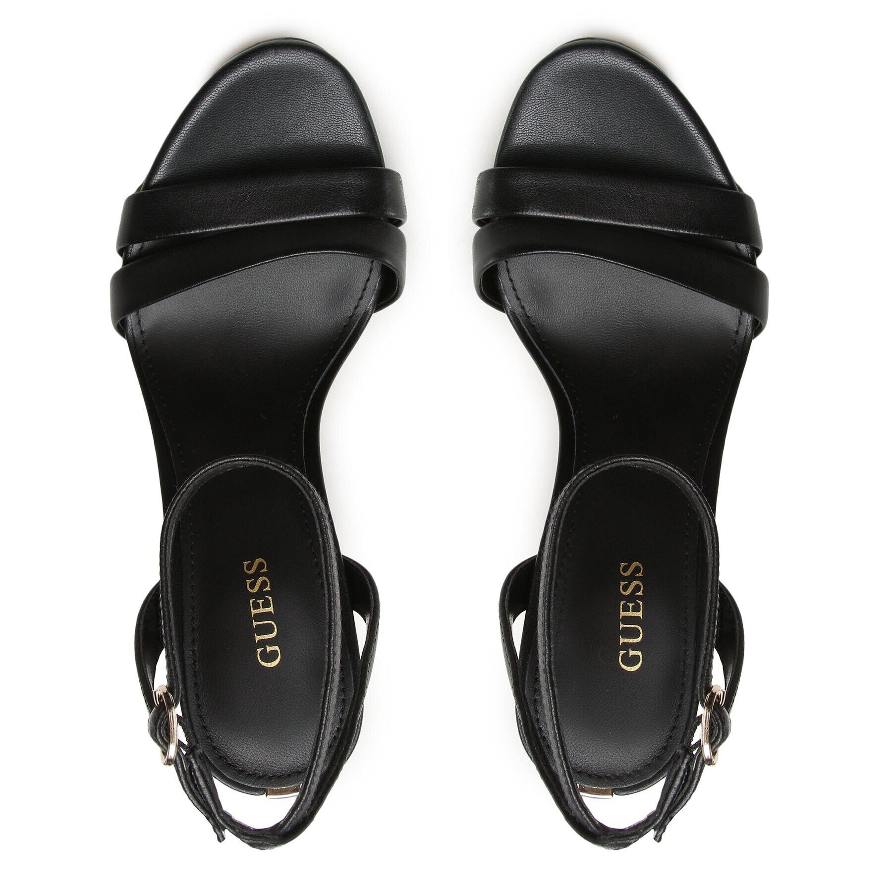 Guess Сандали Fynlee FL6FYN LEA03 Черен - Pepit.bg