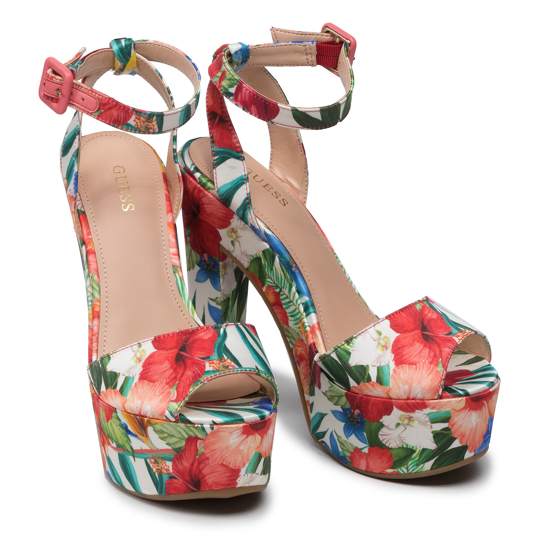 Guess Сандали Garza4 FL6G4R SAT03 Цветен - Pepit.bg