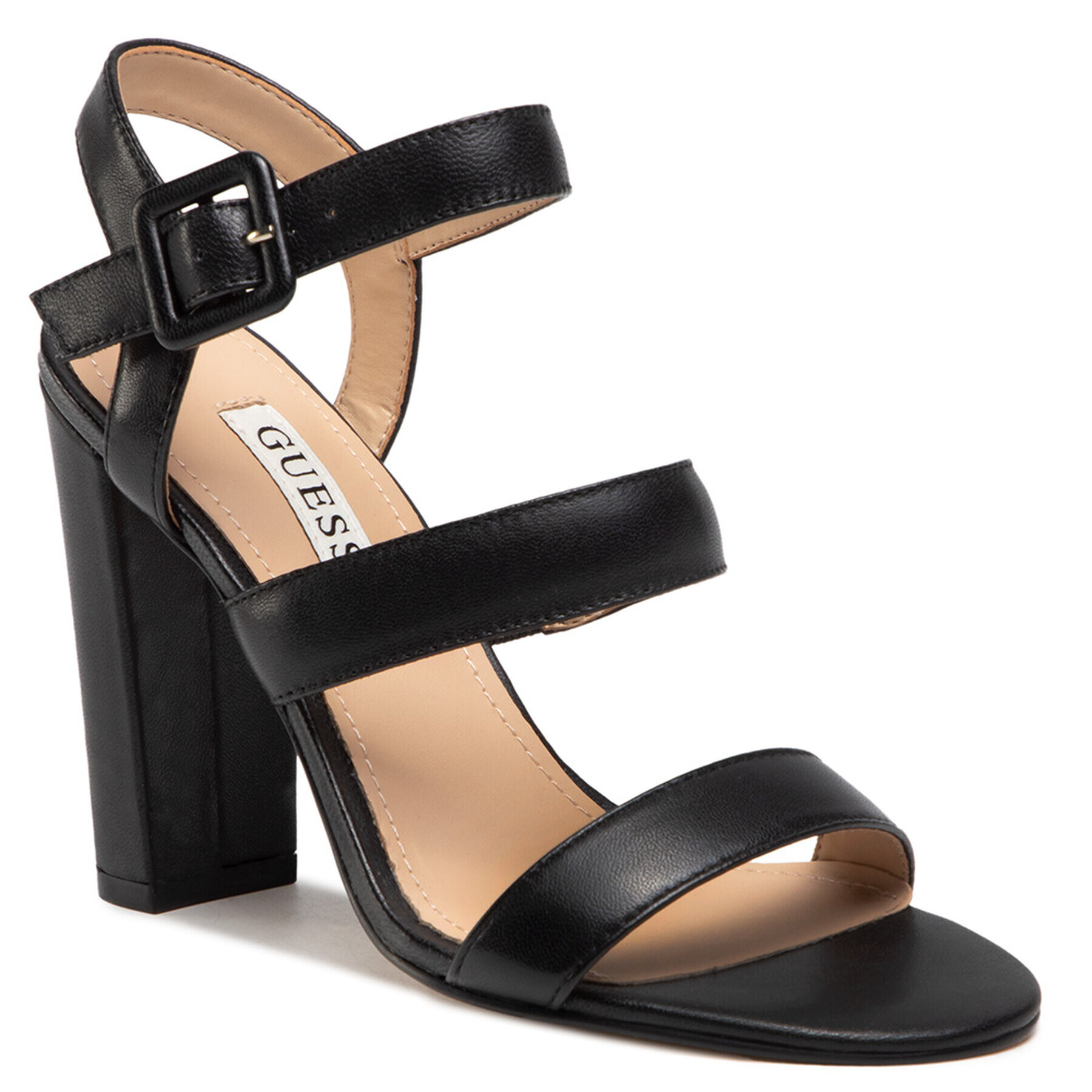 Guess Сандали Melodie FL6MEL LEA03 Черен - Pepit.bg