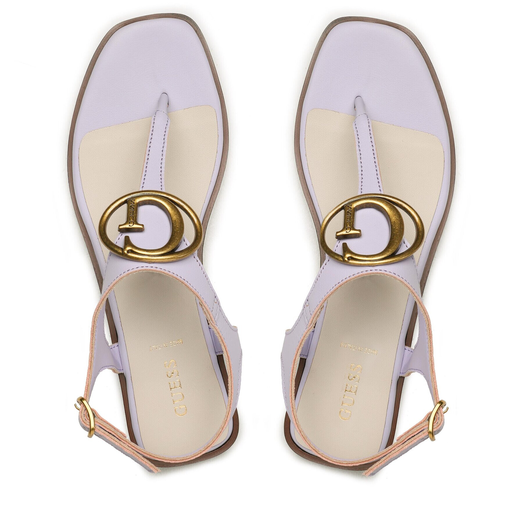 Guess Сандали Miry Made In Italy FL6MRY LEA21 Виолетов - Pepit.bg