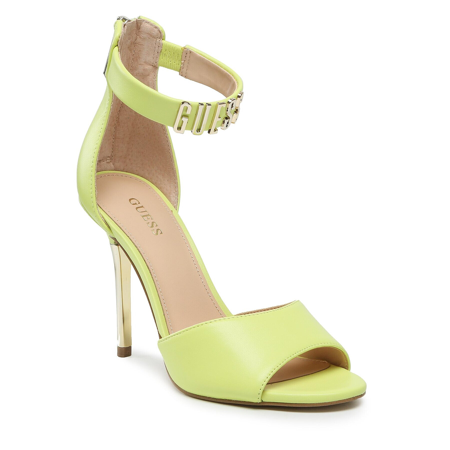 Guess Сандали Monita FL5MON LEA03 Зелен - Pepit.bg