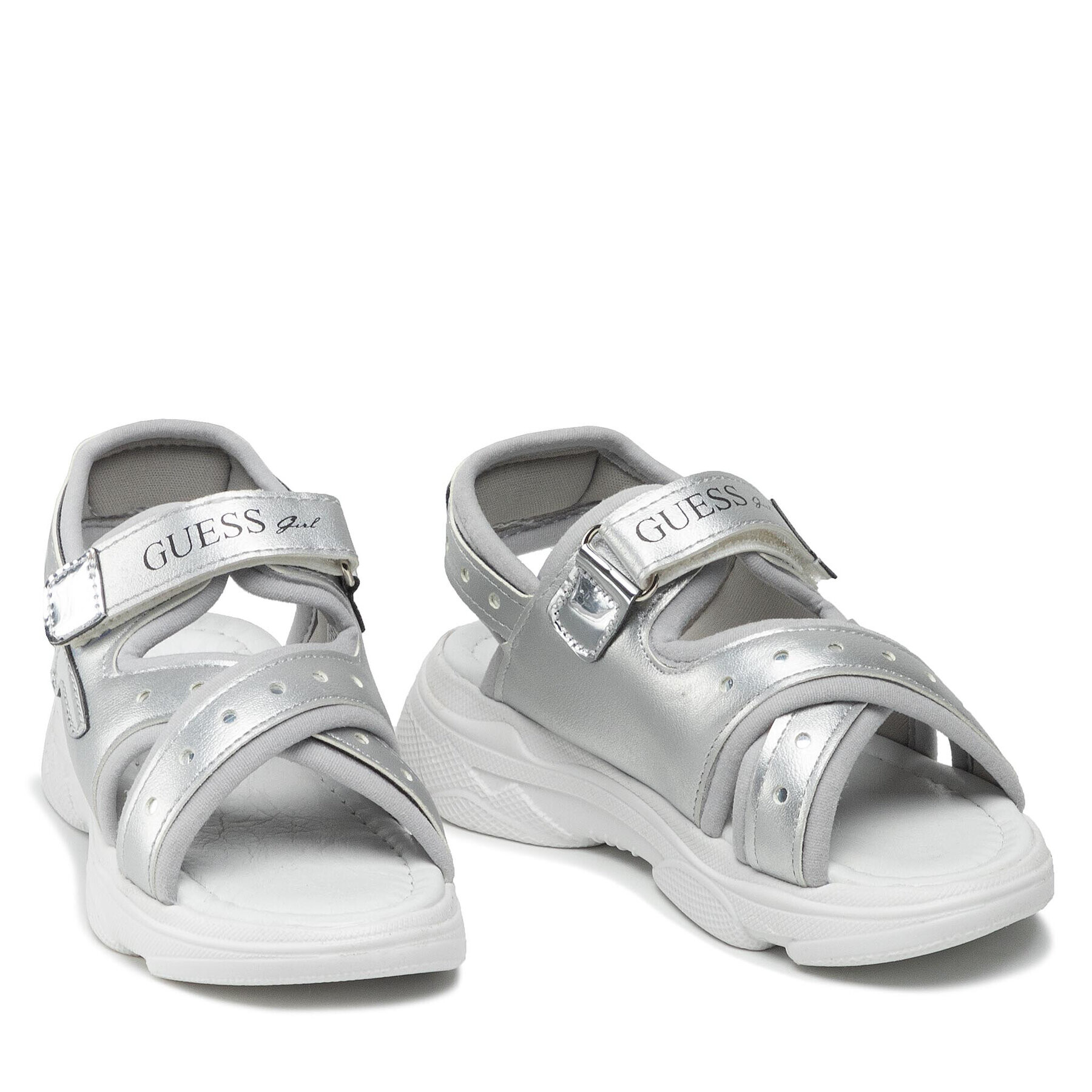 Guess Сандали Muriel FI6MUR ELE03 Сребрист - Pepit.bg
