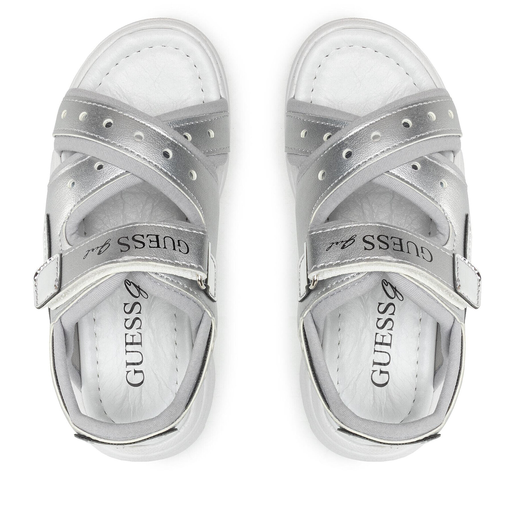 Guess Сандали Muriel FI6MUR ELE03 Сребрист - Pepit.bg