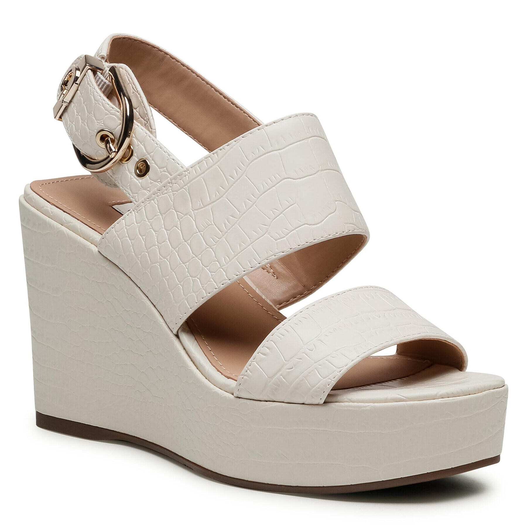 Guess Сандали Nolita FL6NOL PEL04 Бял - Pepit.bg
