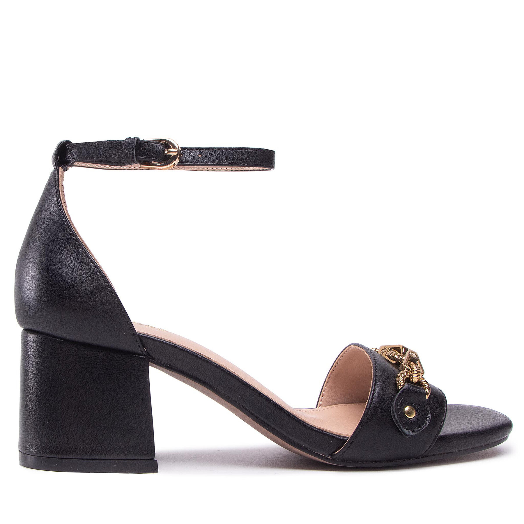 Guess Сандали Sara FL6SRA LEA03 Черен - Pepit.bg