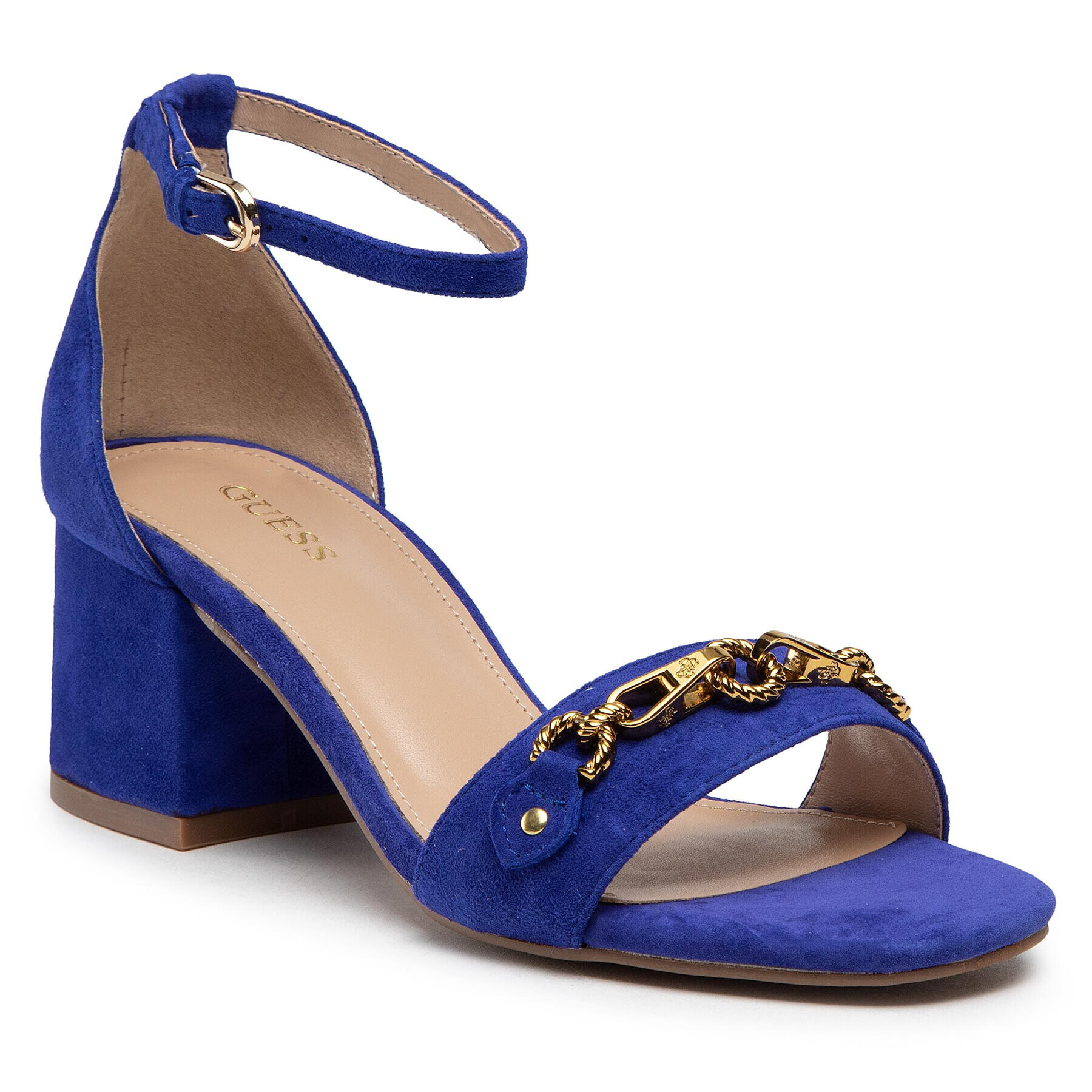 Guess Сандали Sara FL6SRA SUE03 Тъмносин - Pepit.bg