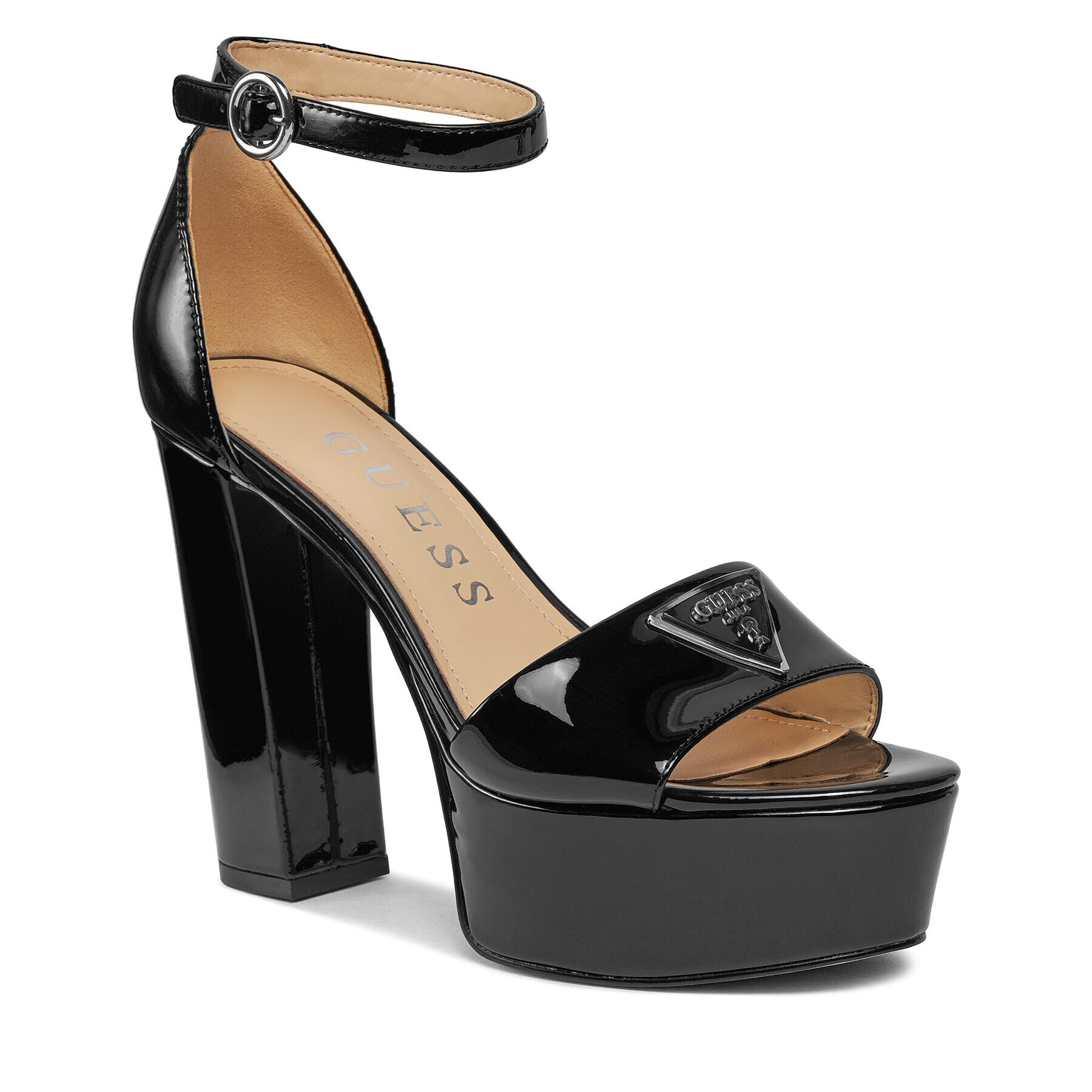 Guess Сандали Seton FLPSET PAT03 Черен - Pepit.bg