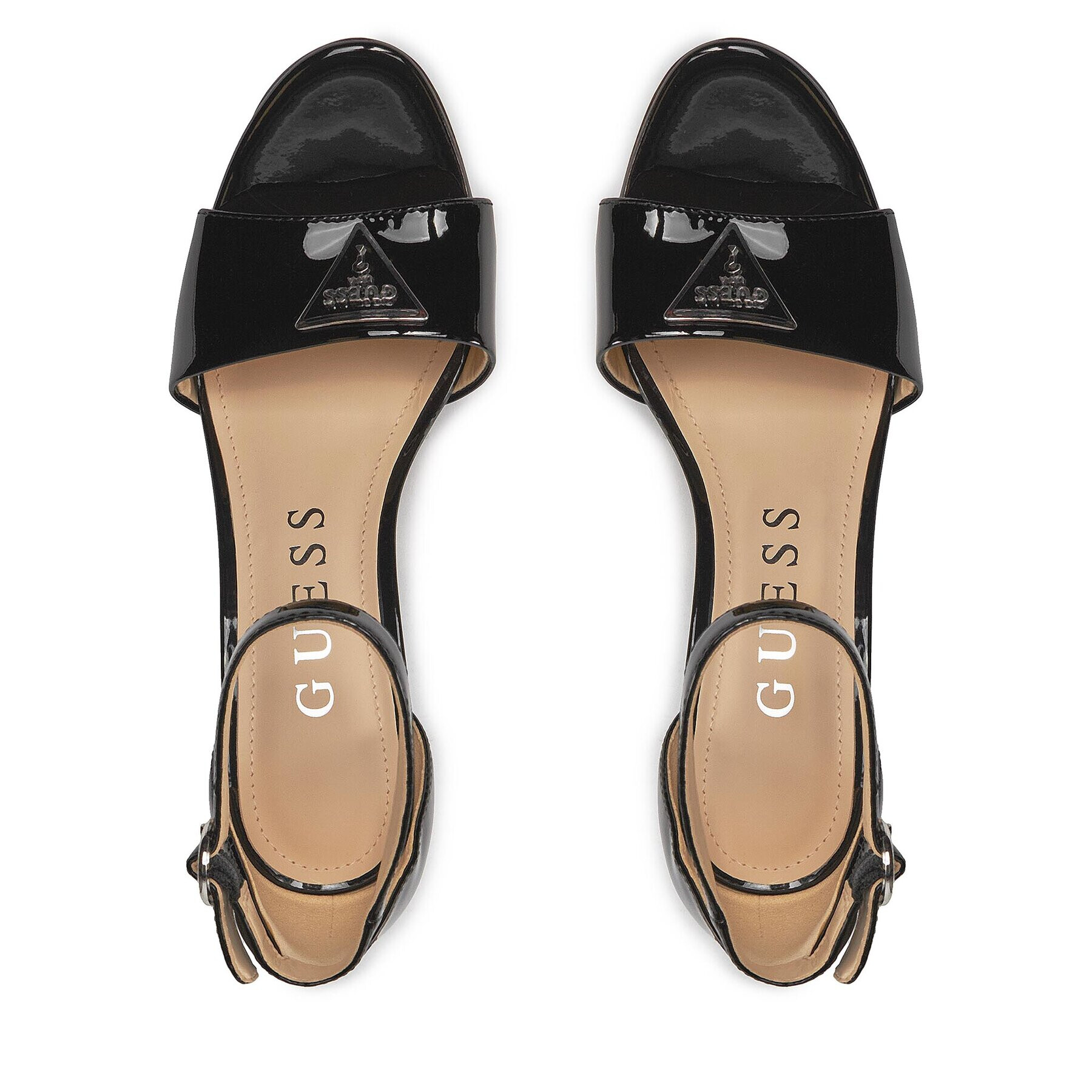 Guess Сандали Seton FLPSET PAT03 Черен - Pepit.bg