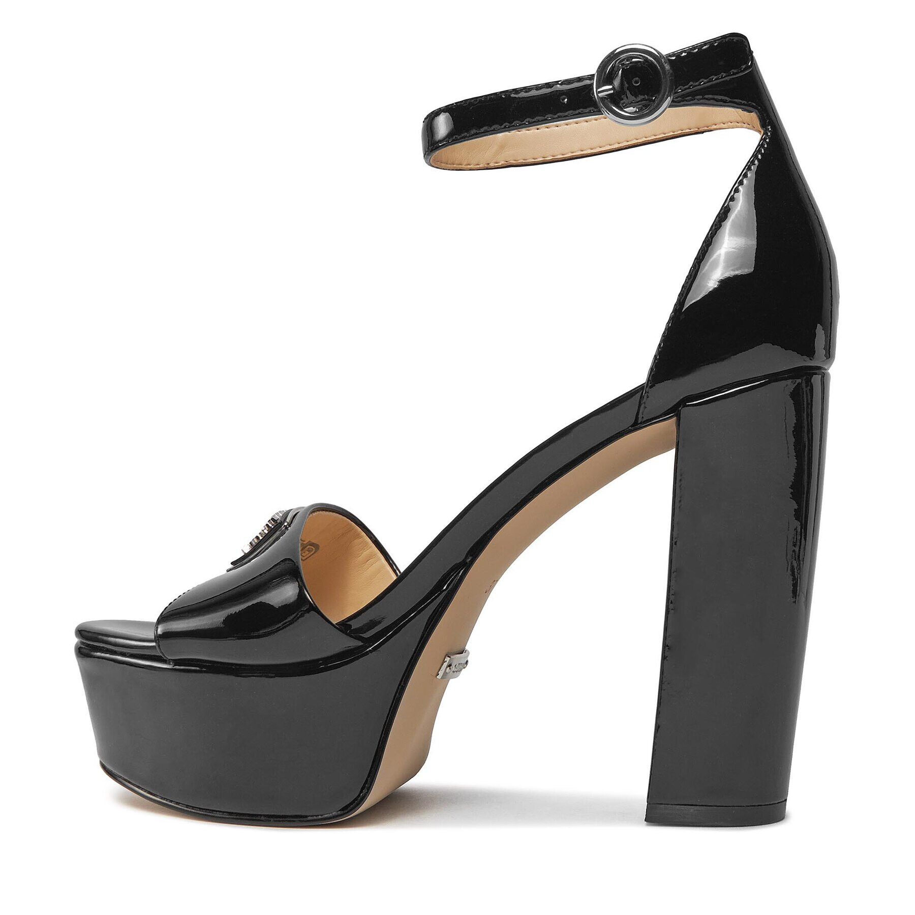 Guess Сандали Seton FLPSET PAT03 Черен - Pepit.bg