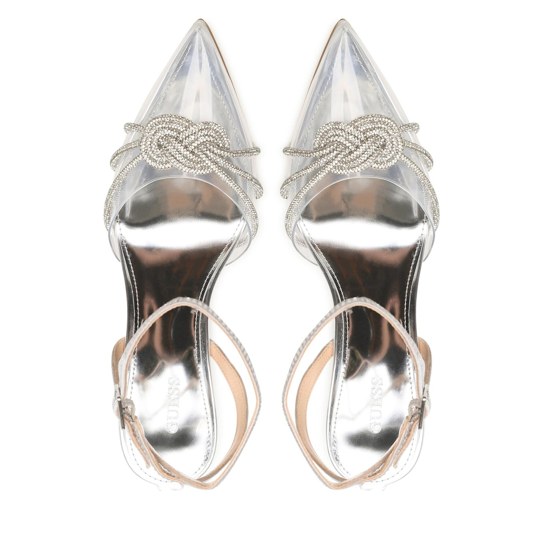 Guess Сандали Syena2 FL5S2N SAT03 Прозрачен - Pepit.bg