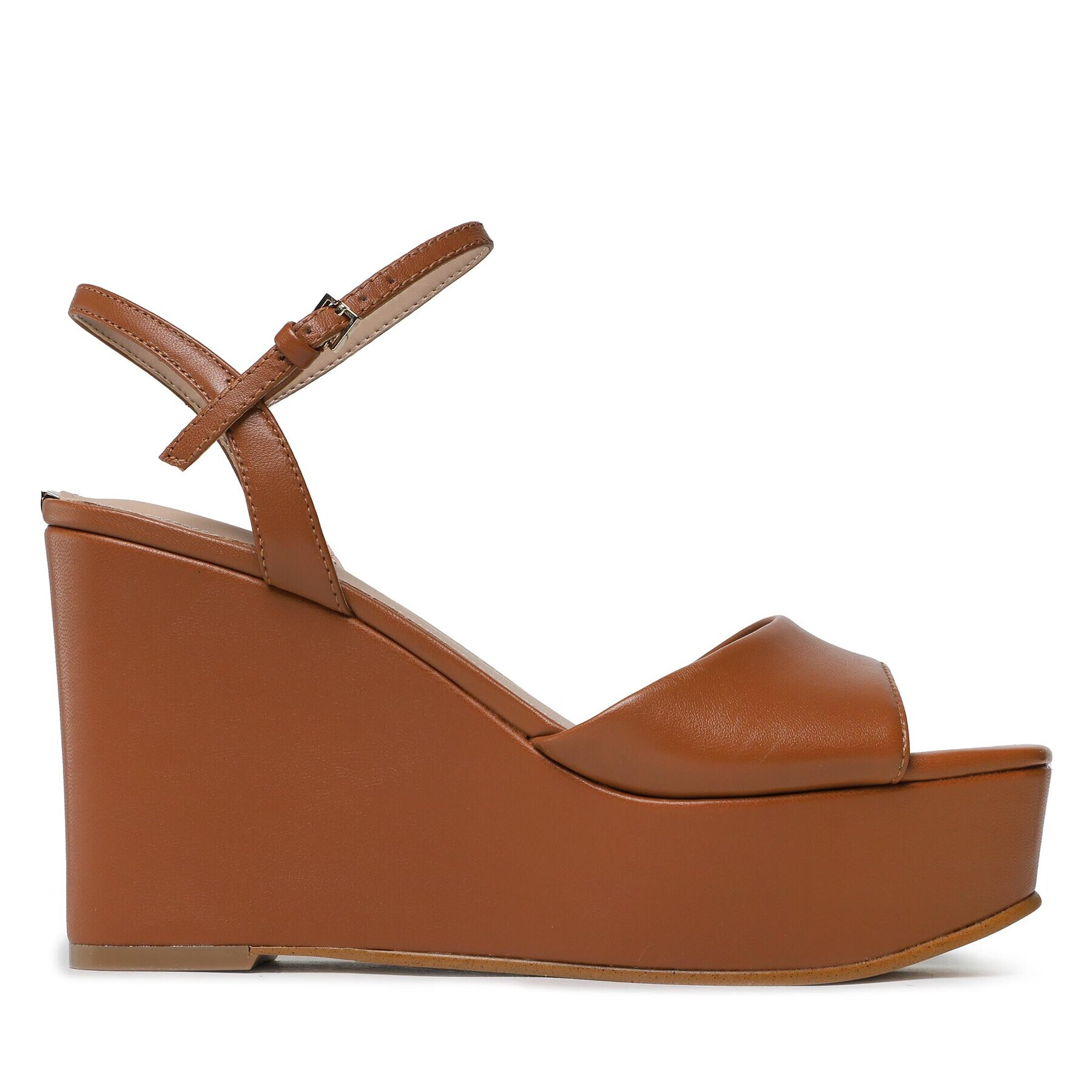 Guess Сандали Zione2 FL6ZNE LEA03 Кафяв - Pepit.bg