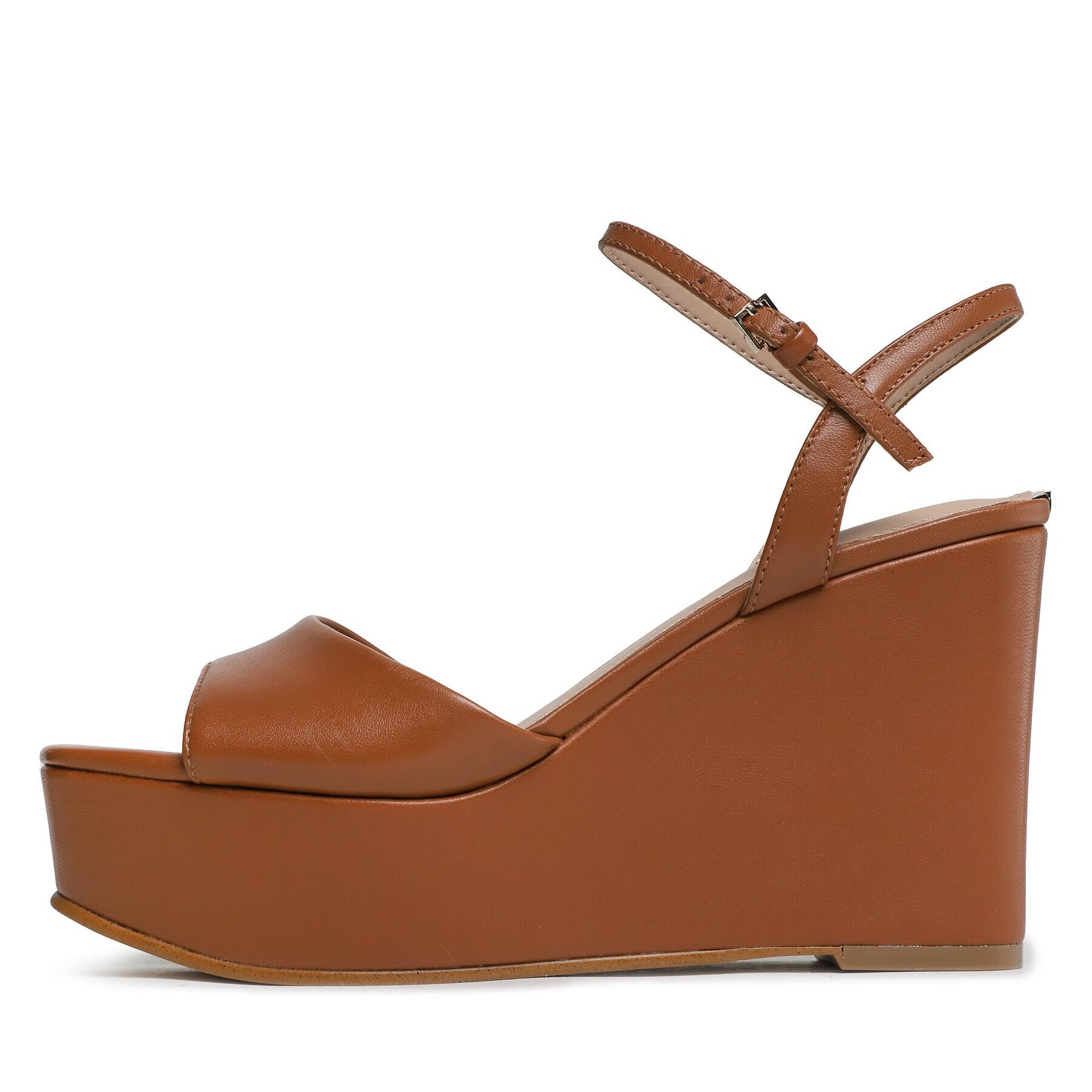 Guess Сандали Zione2 FL6ZNE LEA03 Кафяв - Pepit.bg