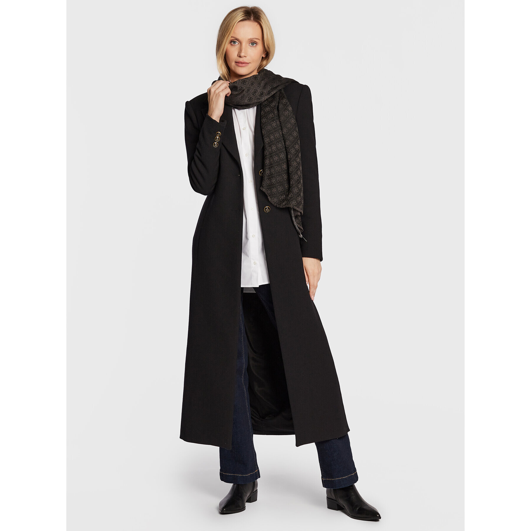 Guess Шал AM9032 VIS03 Сив - Pepit.bg