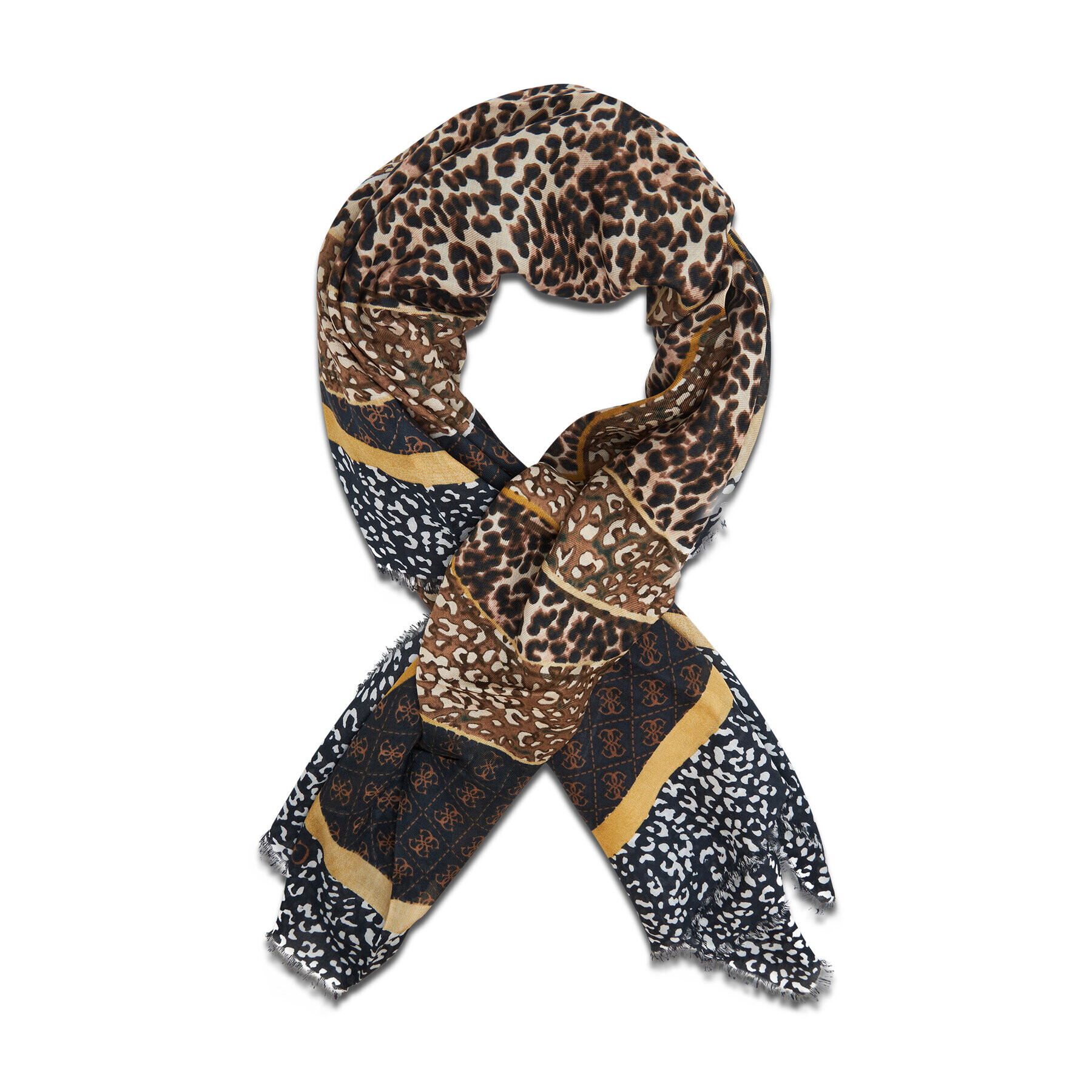 Guess Шал Not Coordinated Scarves AW8571 MOD03 Кафяв - Pepit.bg