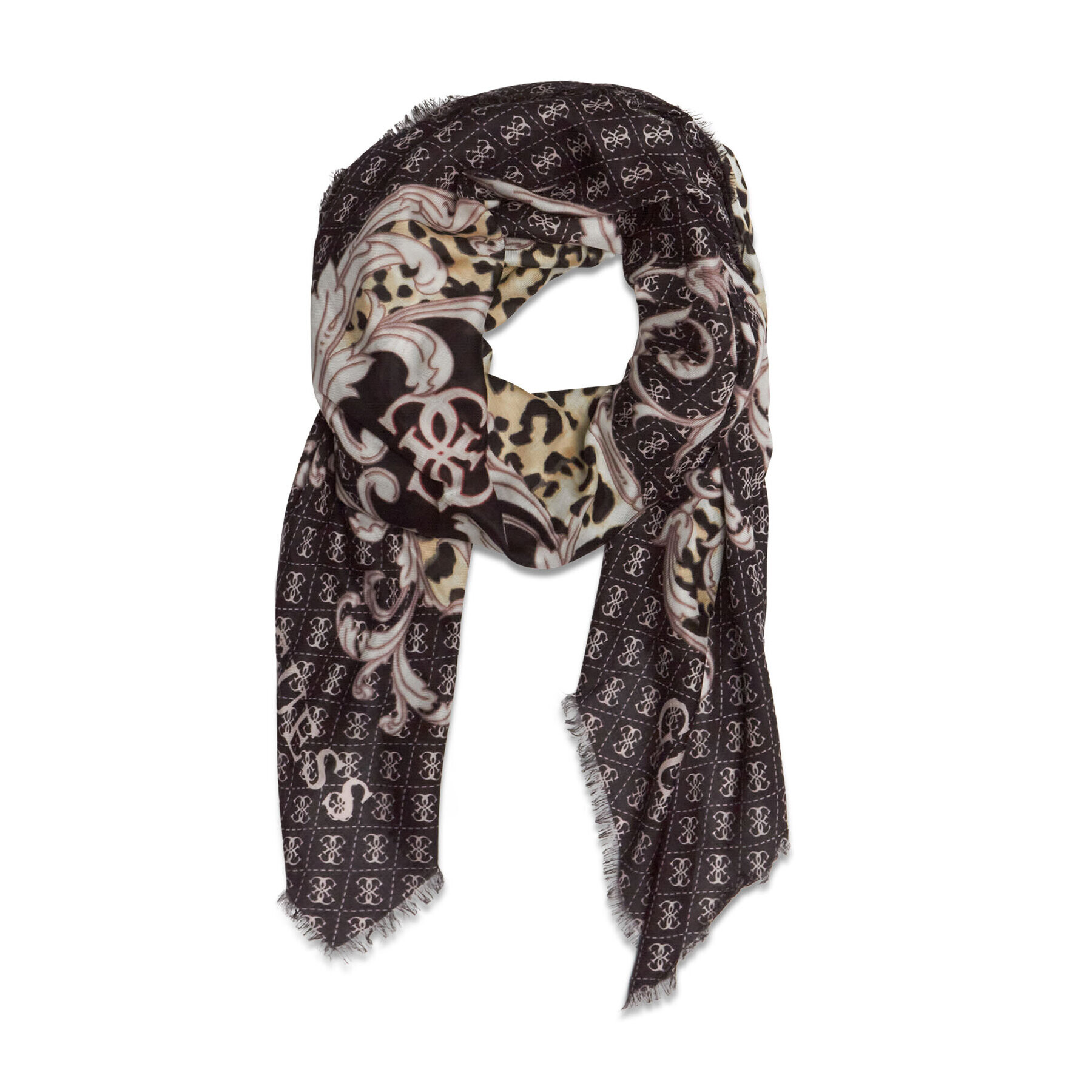 Guess Шал Not Coordinated Scarves AW8572 MOD03 Кафяв - Pepit.bg