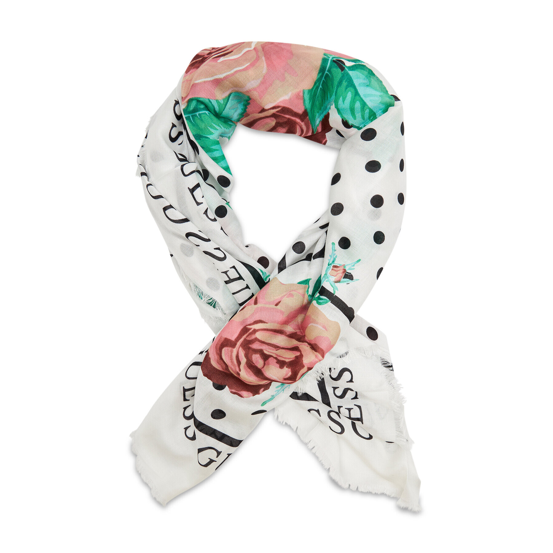 Guess Шал Not Coordinated Scarves AW8611 MOD03 Бял - Pepit.bg