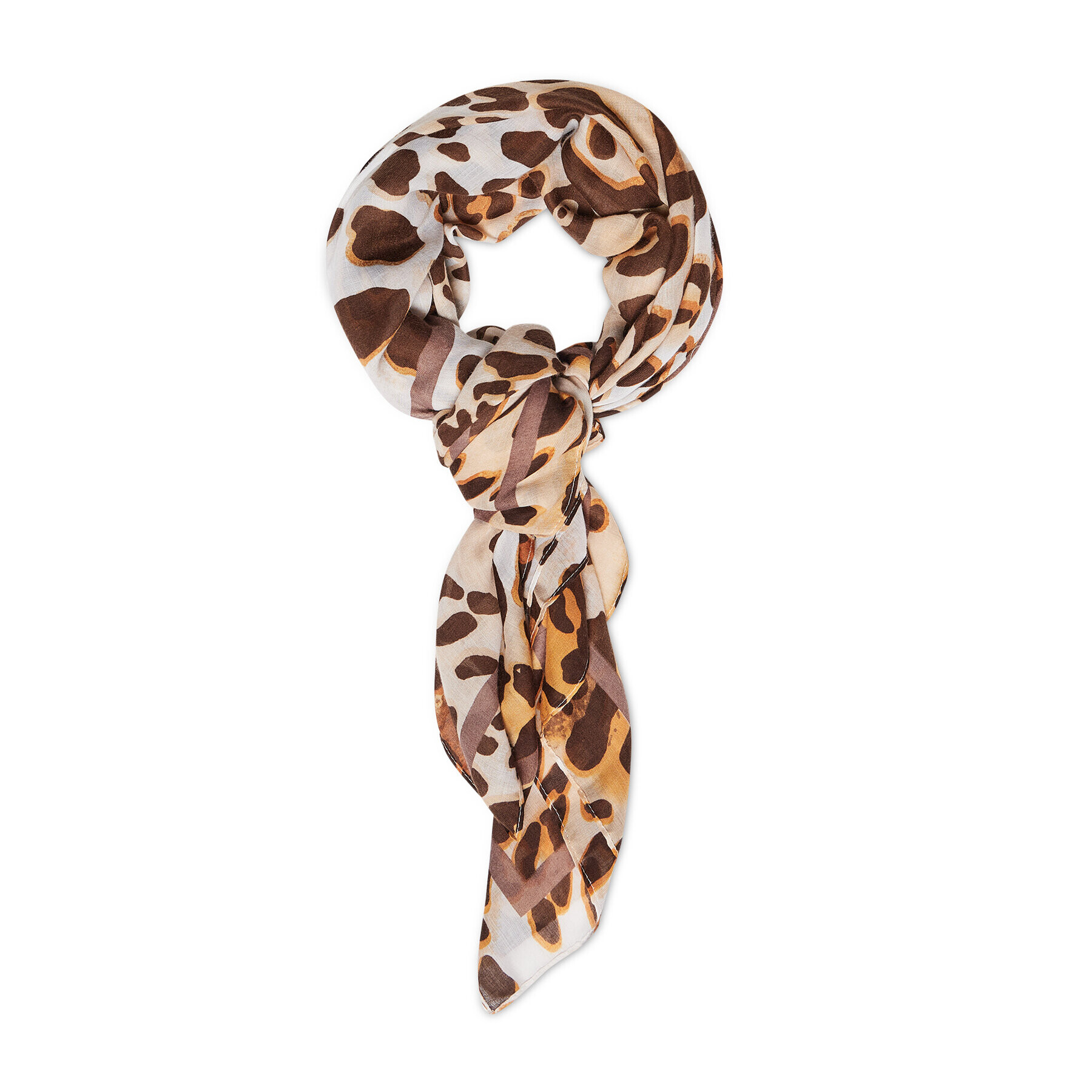 Guess Шал Scarf 80x180 AW8801 POL03 Бежов - Pepit.bg