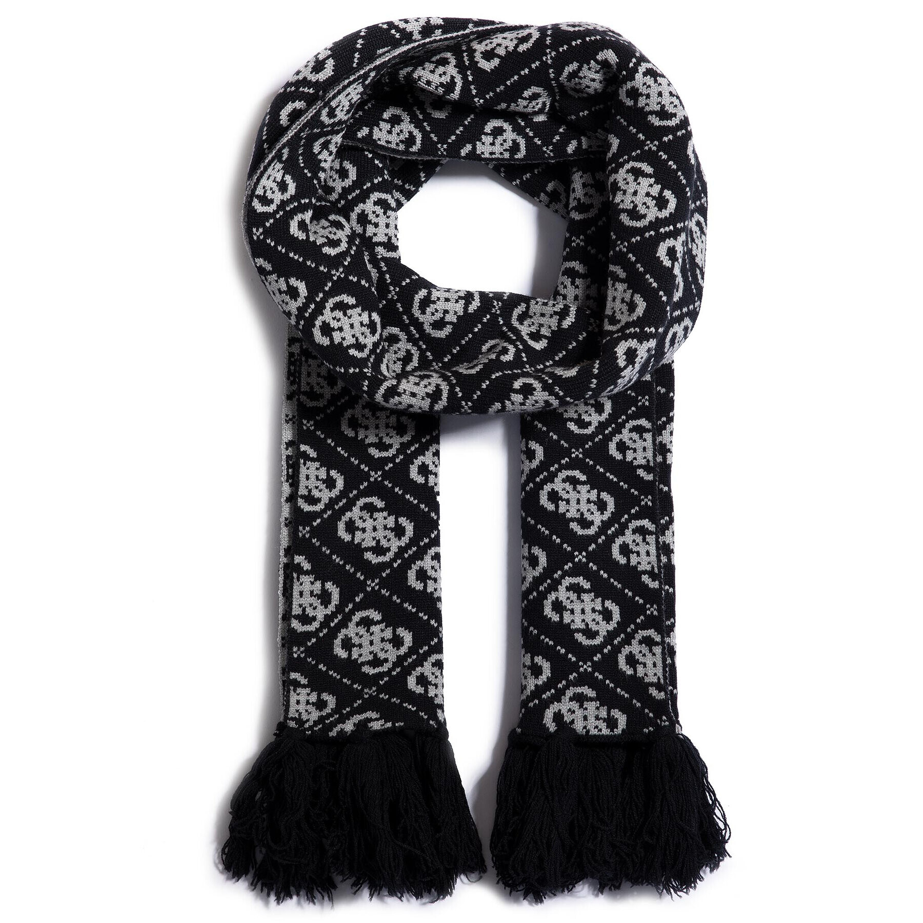 Guess Шал Valy Scarves AW8543 WOL03 Черен - Pepit.bg