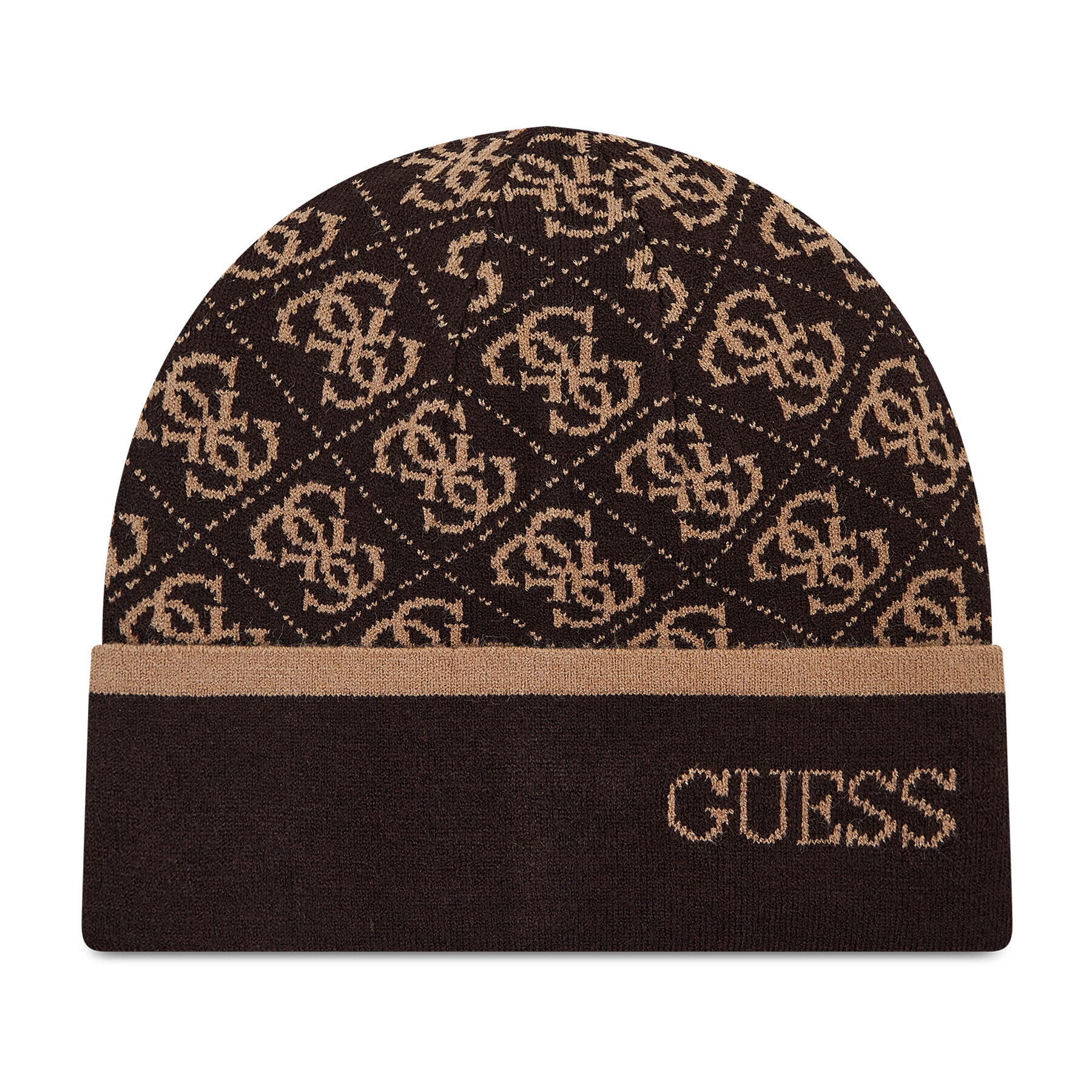 Guess Шапка AM8863 WOL01 Кафяв - Pepit.bg