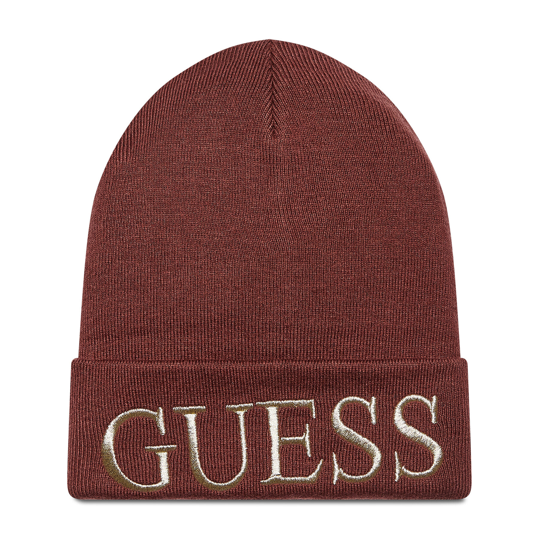 Guess Шапка AW8728 WOL01 Кафяв - Pepit.bg