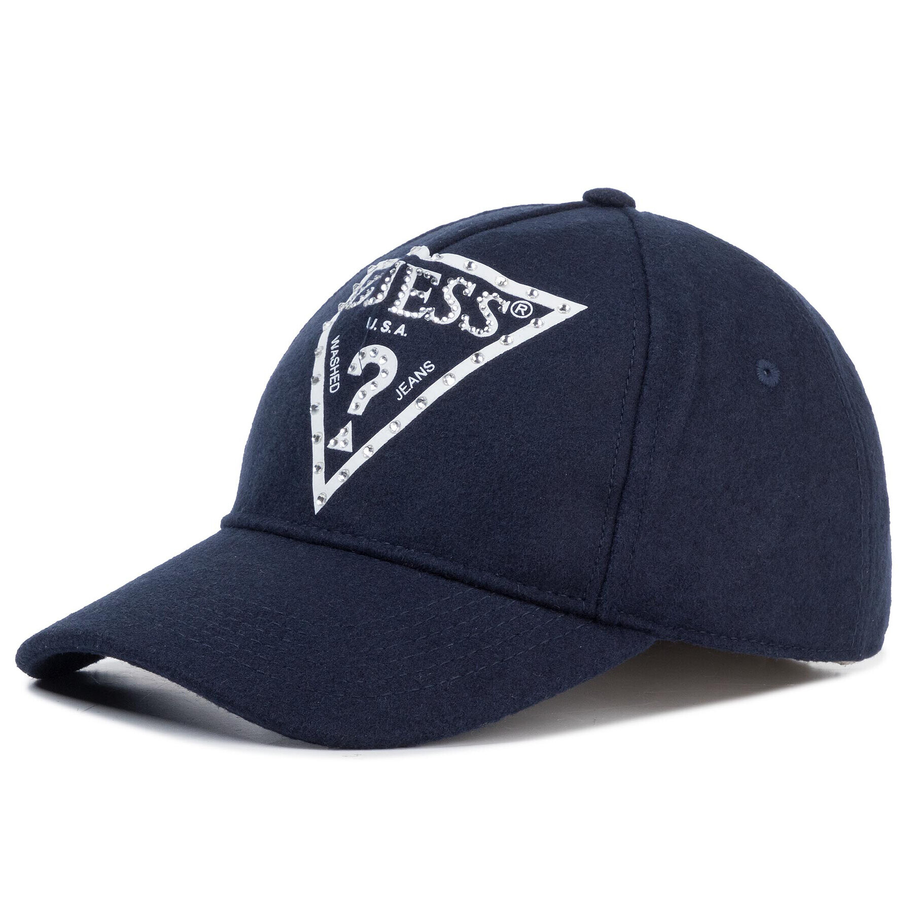 Guess Шапка с козирка Haidee Hats AW8339 COT01 Тъмносин - Pepit.bg