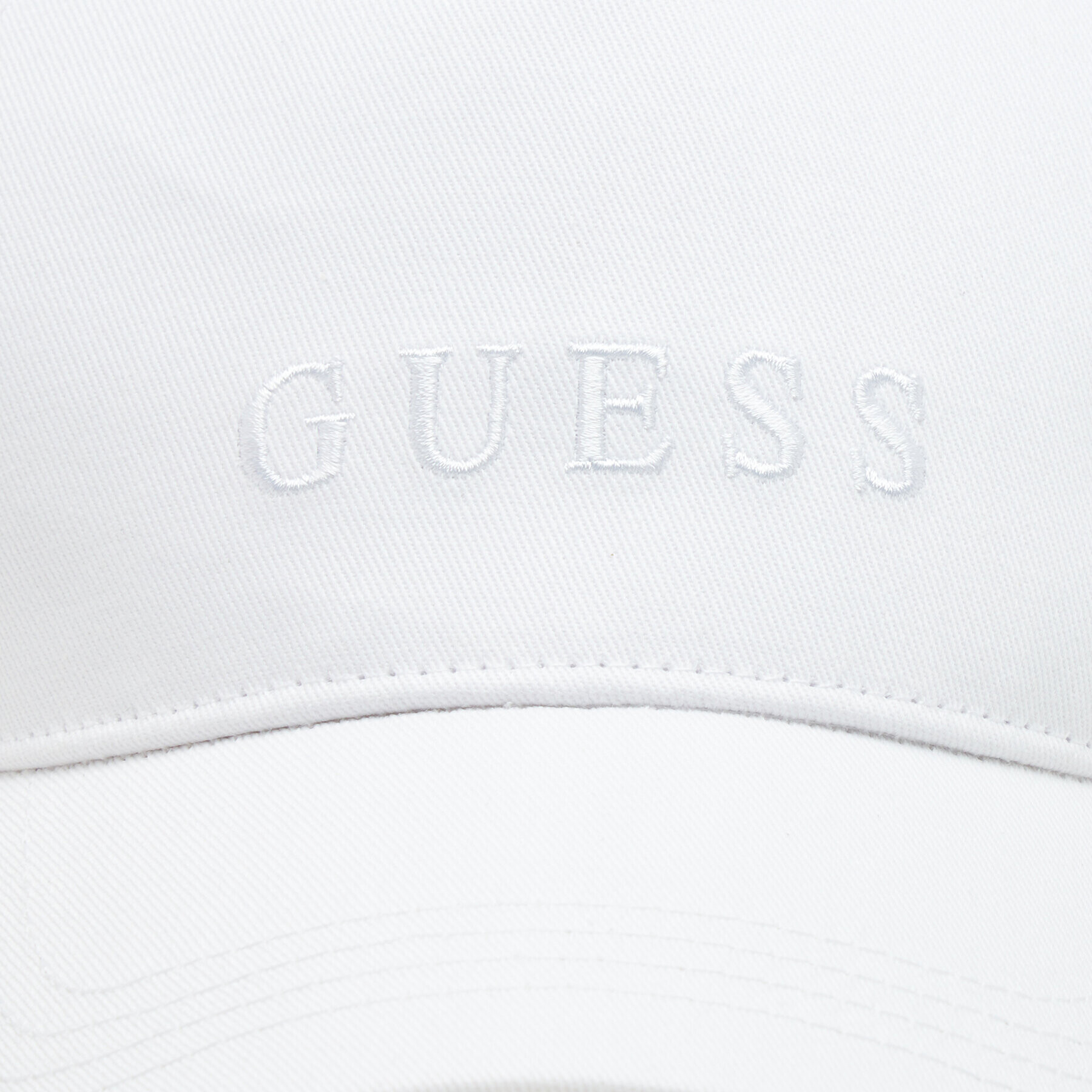 Guess Шапка с козирка Not Coordinated Headwear AW9428 COT01 Бял - Pepit.bg