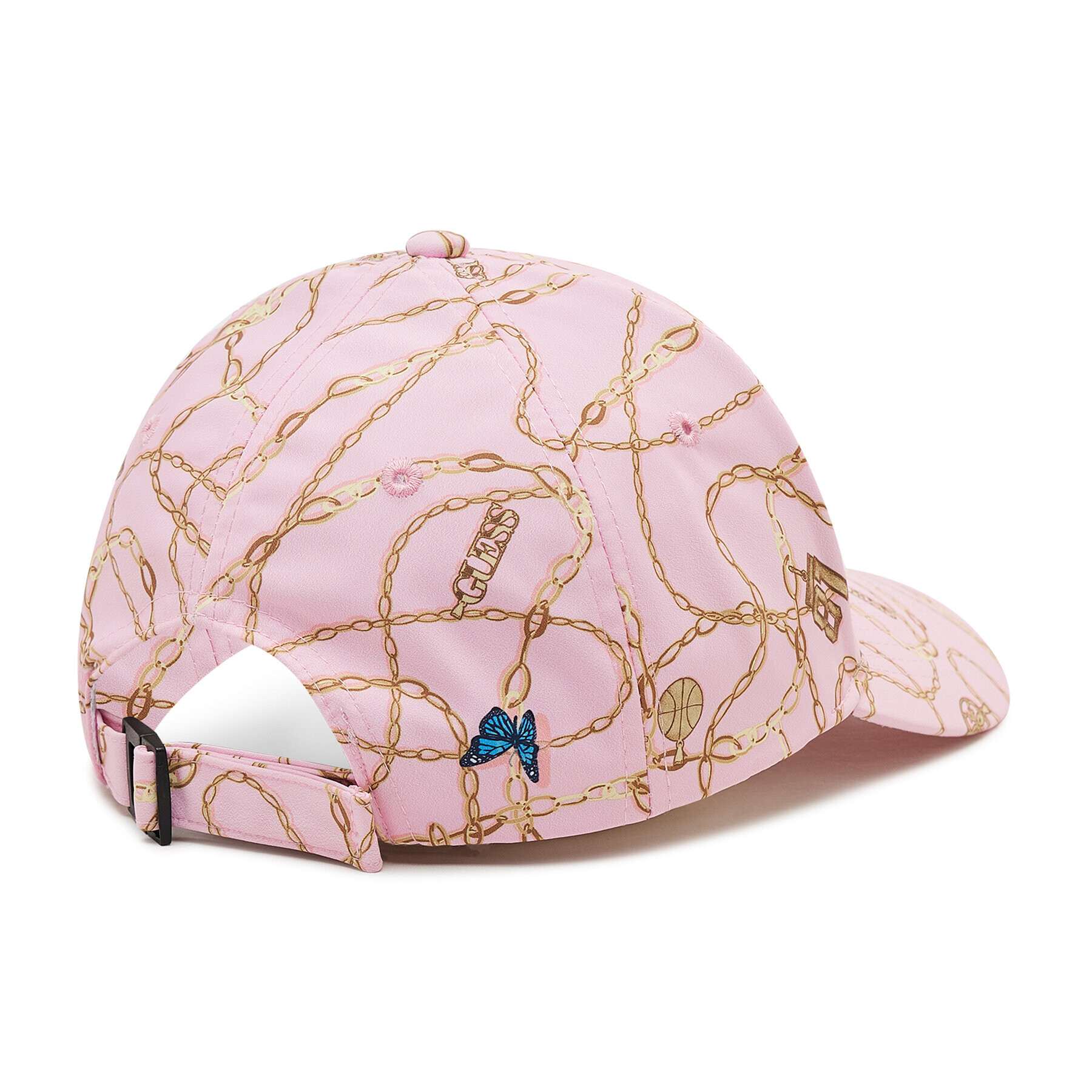 Guess Шапка с козирка Printed Cap V2GZ07 WO088 Розов - Pepit.bg