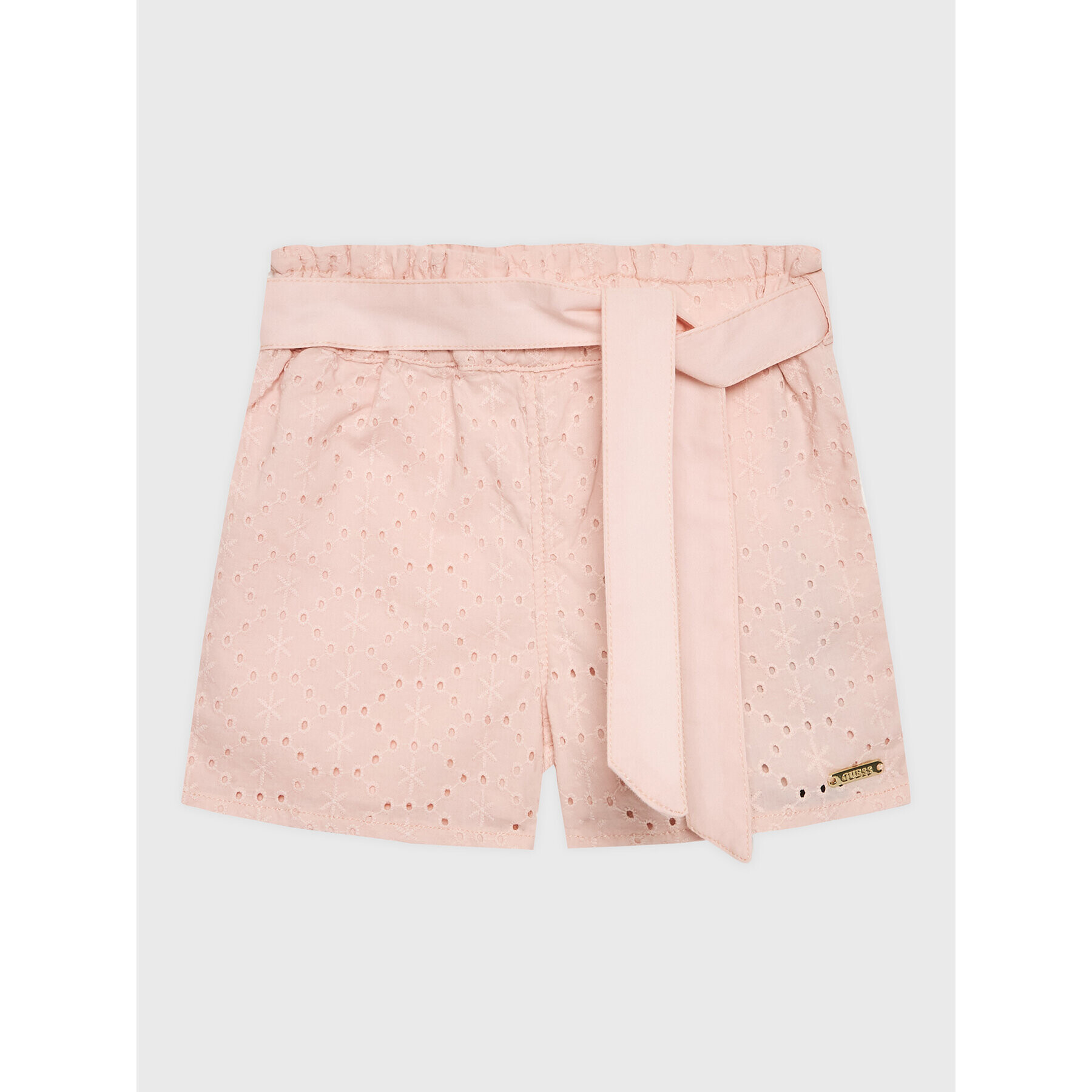 Guess Шорти от плат K3GD02 WFBC0 Розов Regular Fit - Pepit.bg
