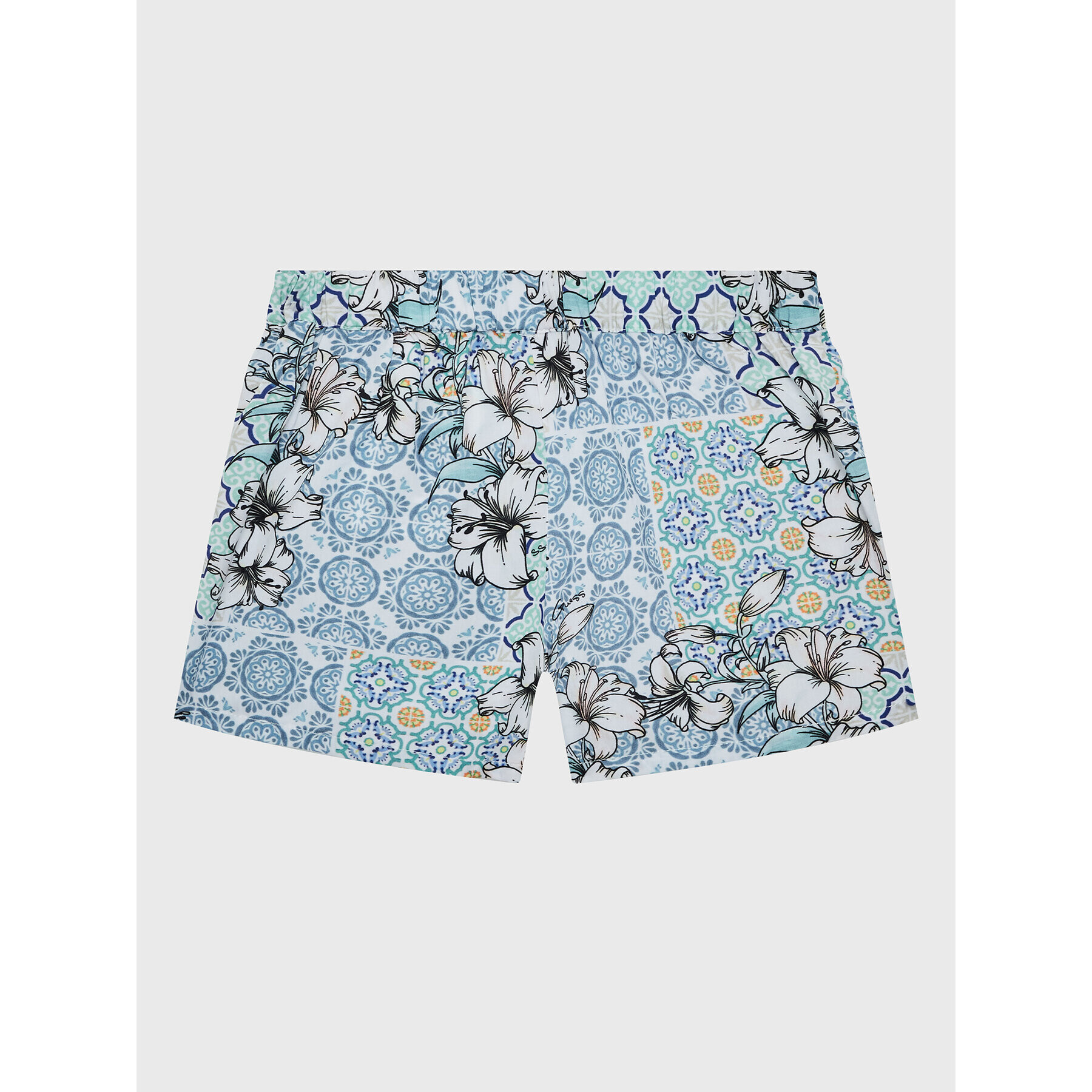 Guess Шорти от плат K3GD06 WFBN0 Син Relaxed Fit - Pepit.bg