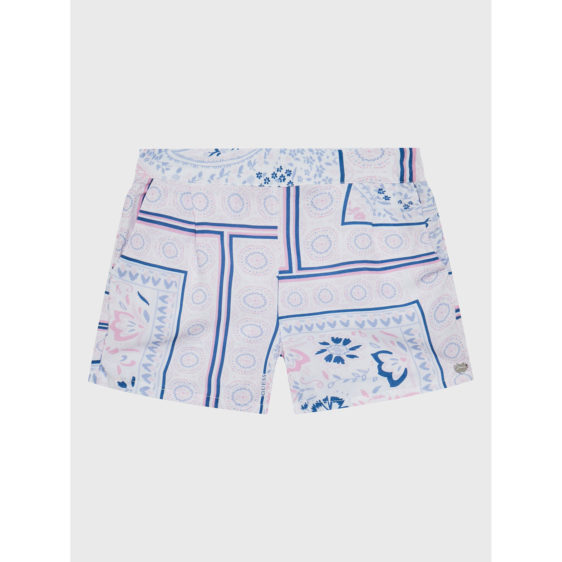 Guess Шорти от плат K3GD06 WFBN0 Син Relaxed Fit - Pepit.bg