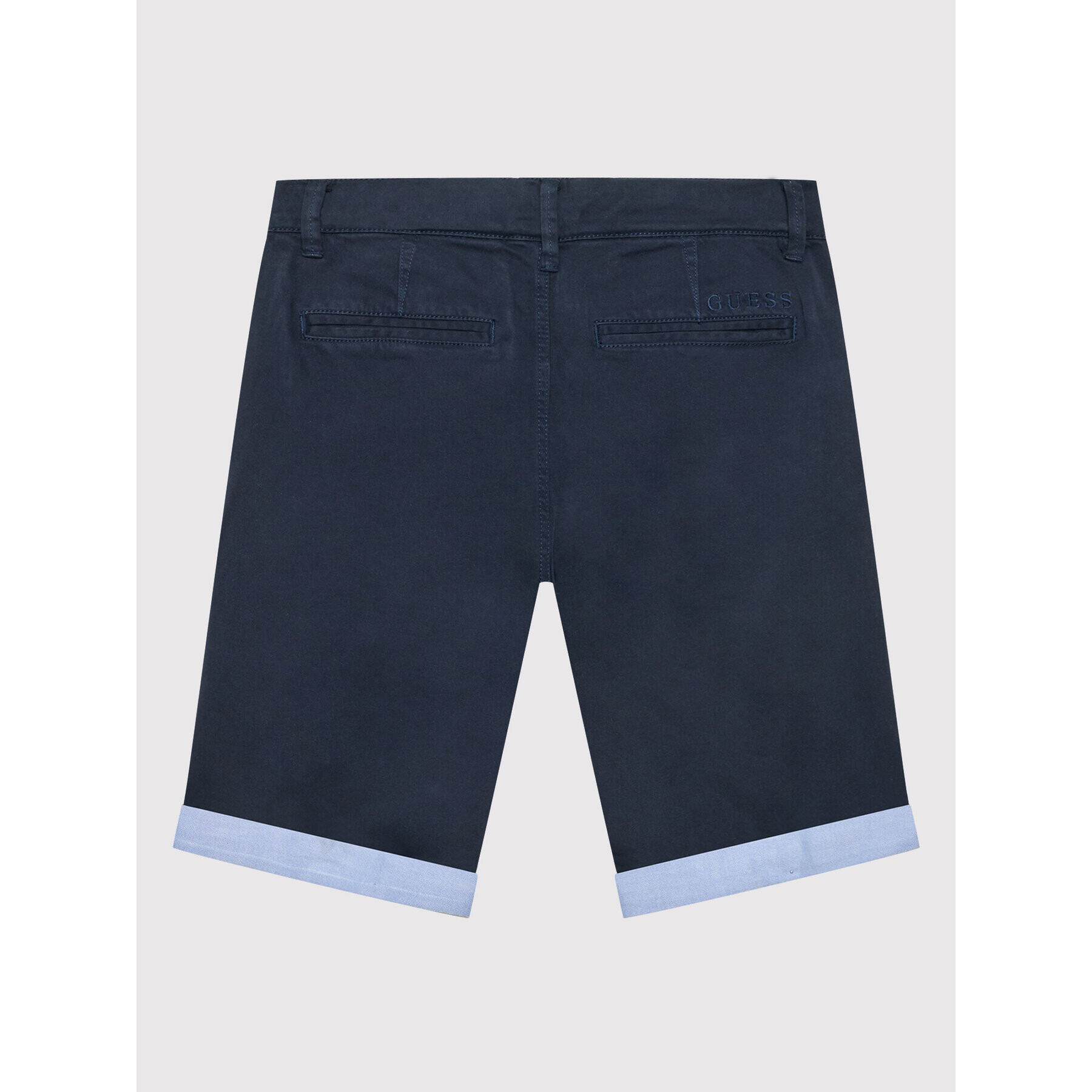 Guess Шорти от плат L2RD02 WEHD0 Тъмносин Regular Fit - Pepit.bg