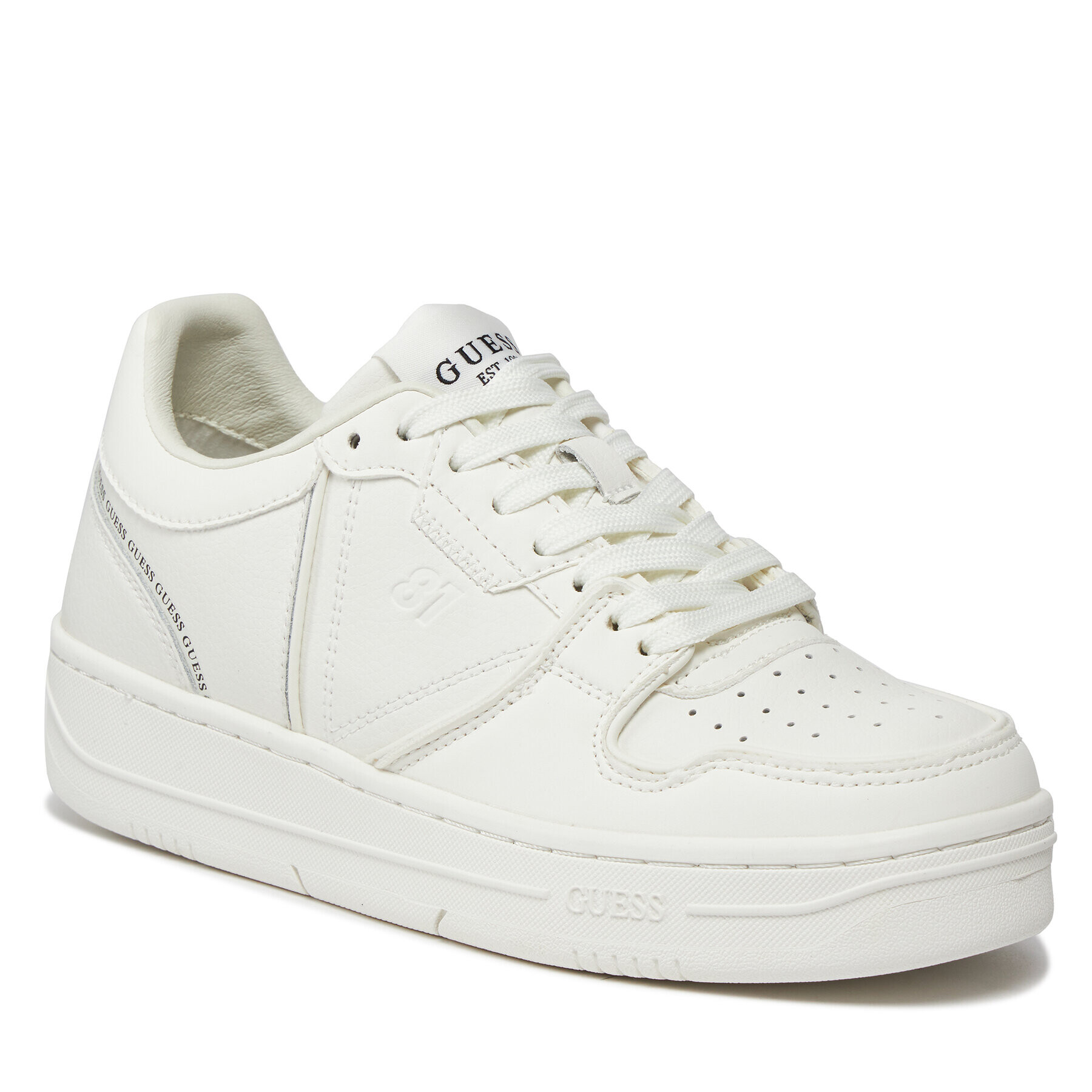 Guess Сникърси Ancie FLPANC LAC12 Бял - Pepit.bg