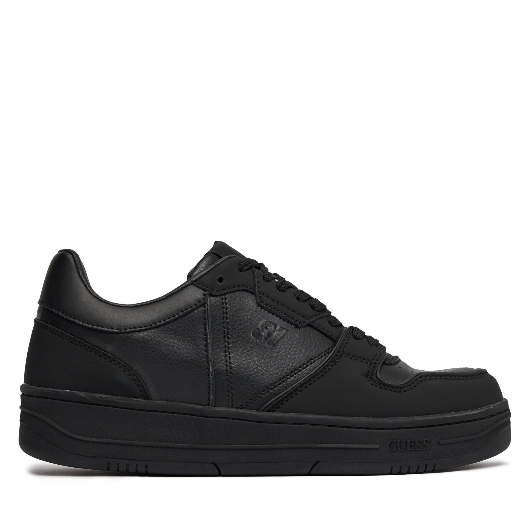 Guess Сникърси Ancona Low FMPANC ELE12 Черен - Pepit.bg