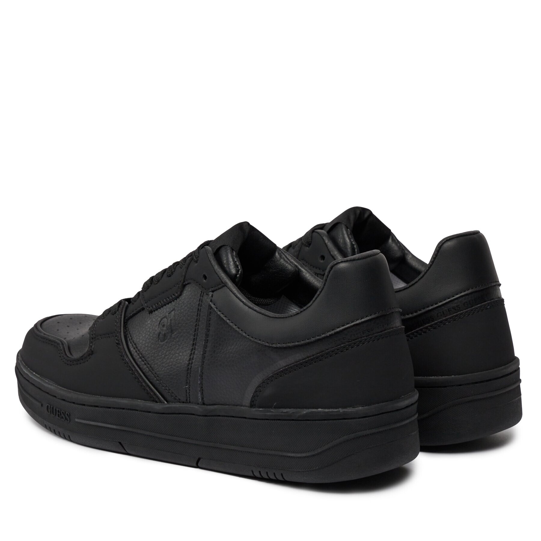 Guess Сникърси Ancona Low FMPANC ELE12 Черен - Pepit.bg