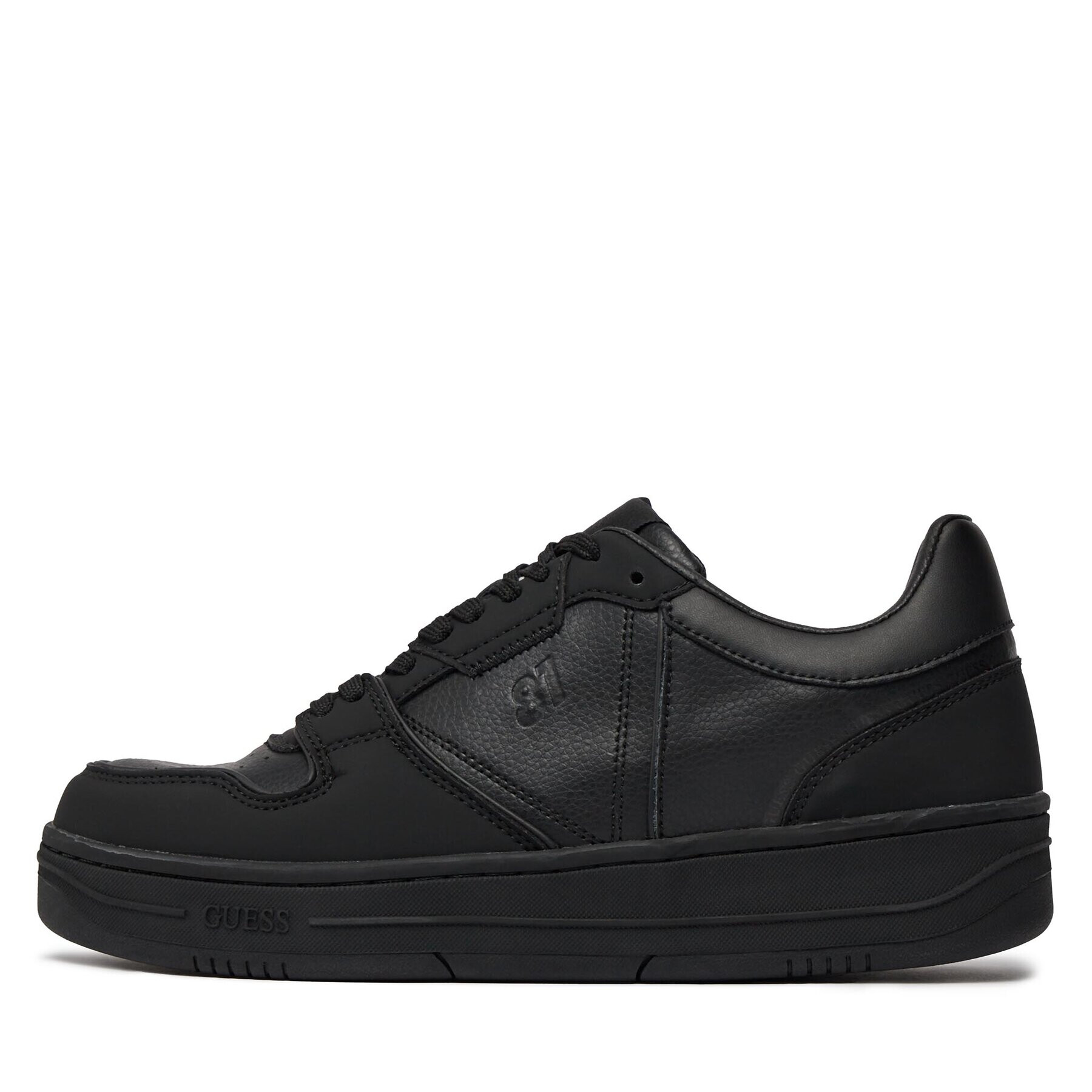 Guess Сникърси Ancona Low FMPANC ELE12 Черен - Pepit.bg