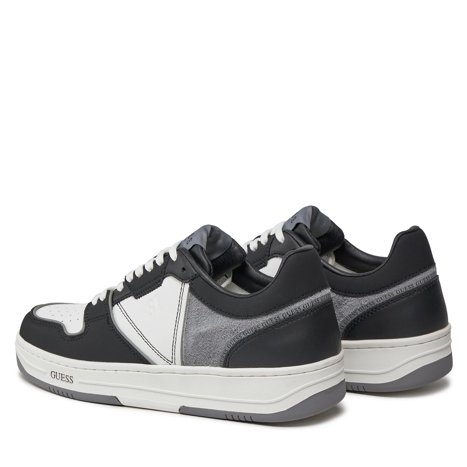 Guess Сникърси Ancona Low FMPANC ESU12 Черен - Pepit.bg