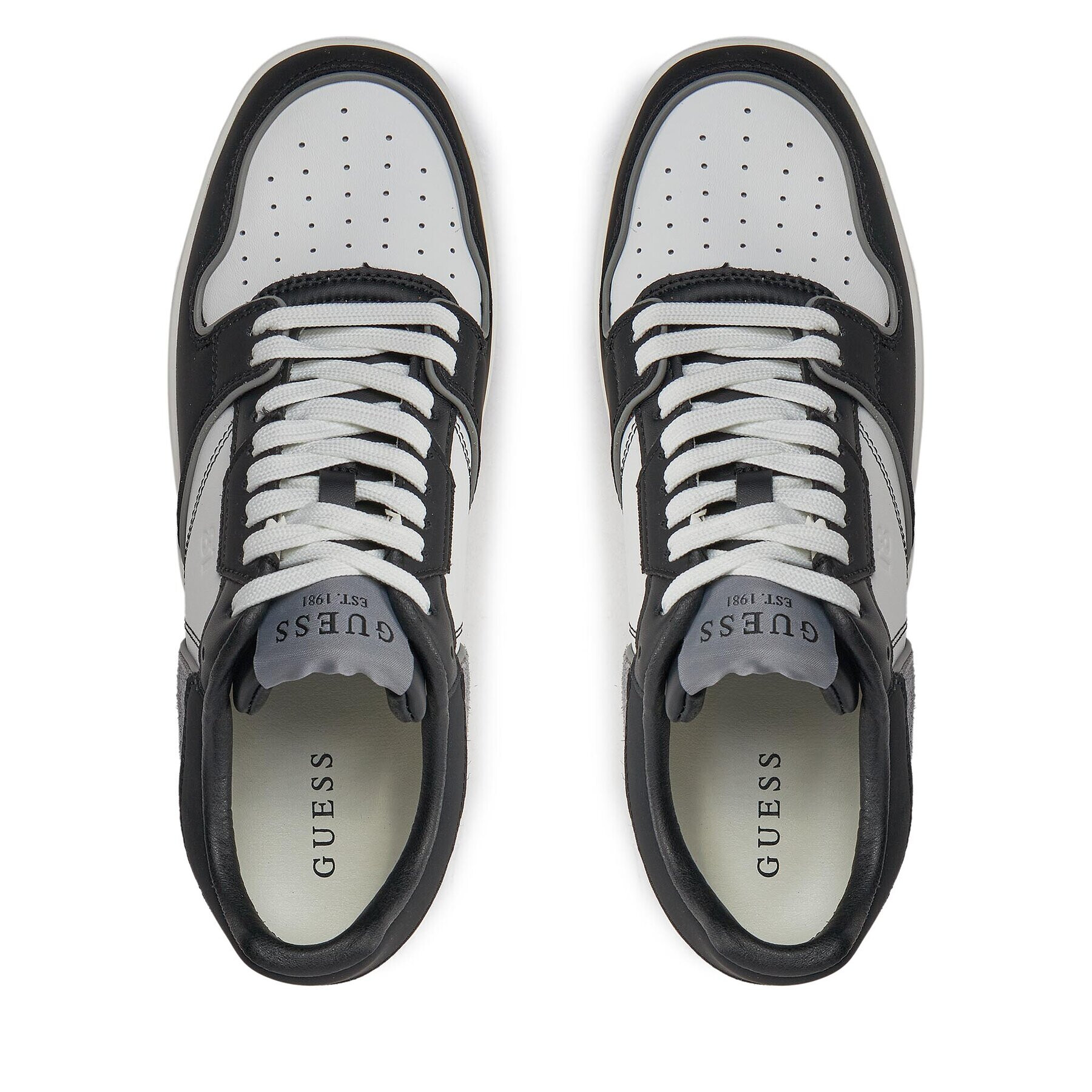 Guess Сникърси Ancona Low FMPANC ESU12 Черен - Pepit.bg