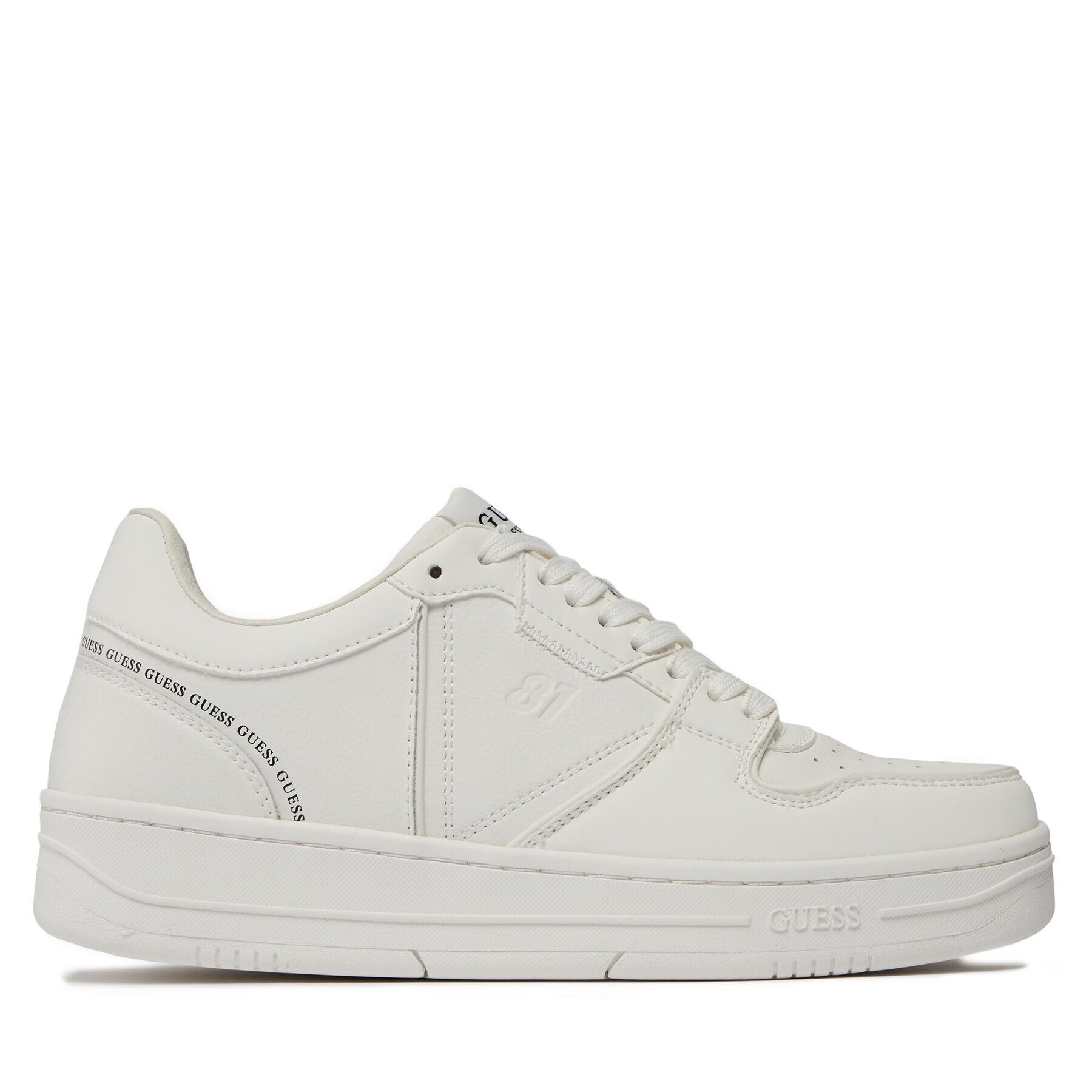 Guess Сникърси Ancona Low FMPANC LAC12 Бял - Pepit.bg