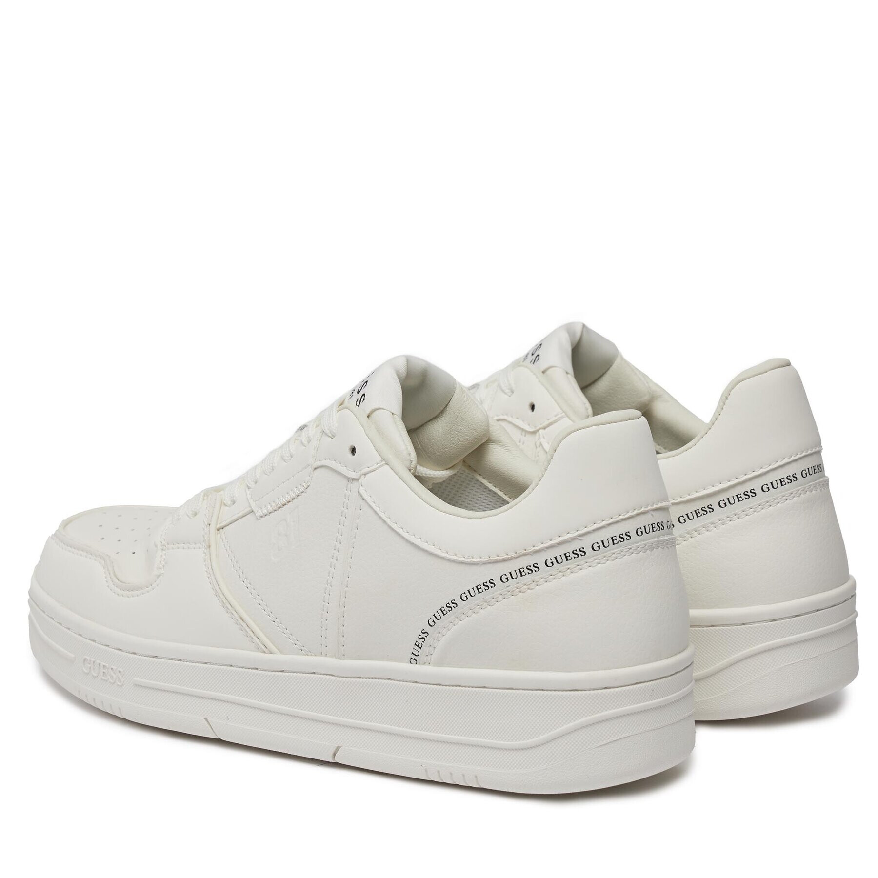 Guess Сникърси Ancona Low FMPANC LAC12 Бял - Pepit.bg