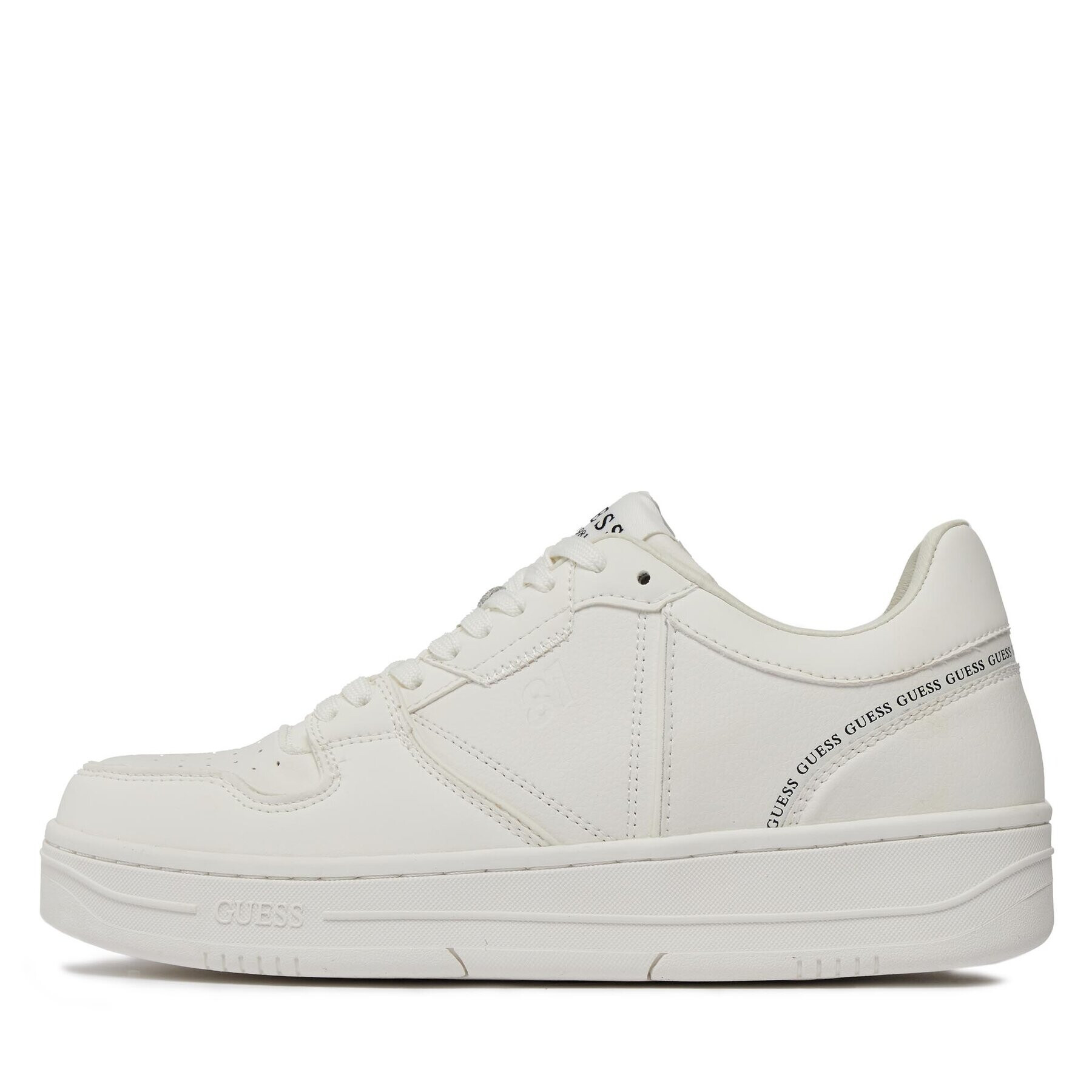 Guess Сникърси Ancona Low FMPANC LAC12 Бял - Pepit.bg