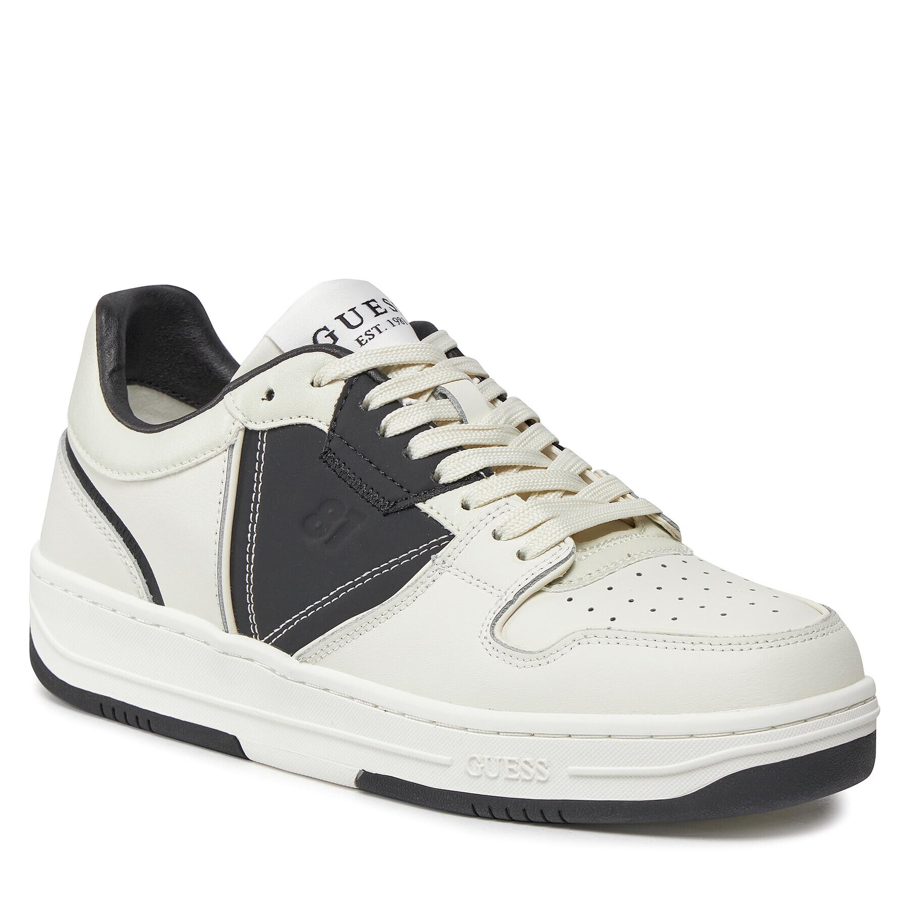 Guess Сникърси Ancona Low FMPANC LEA12 Бял - Pepit.bg